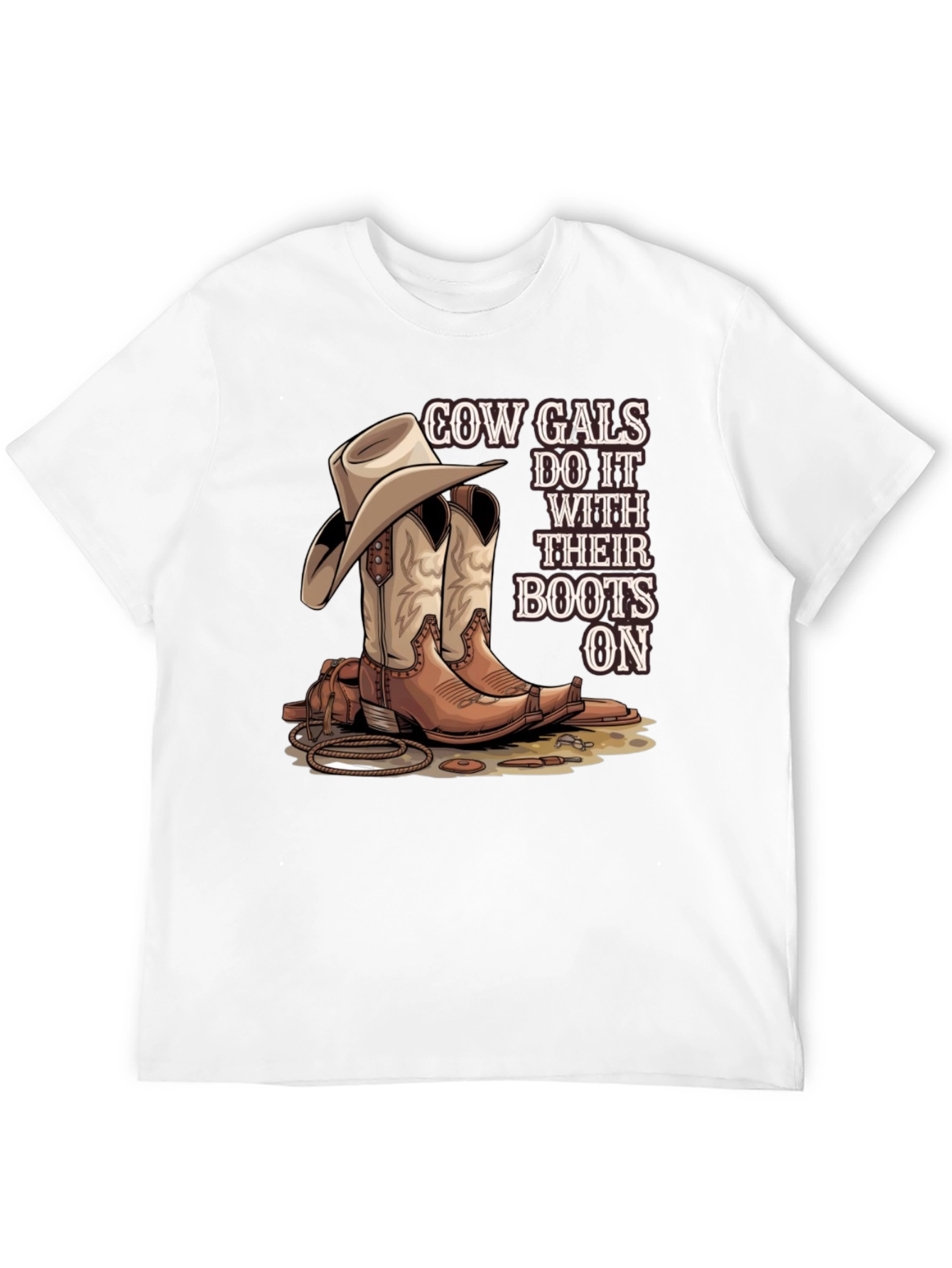 Cow Gals Boots Graphic Tee