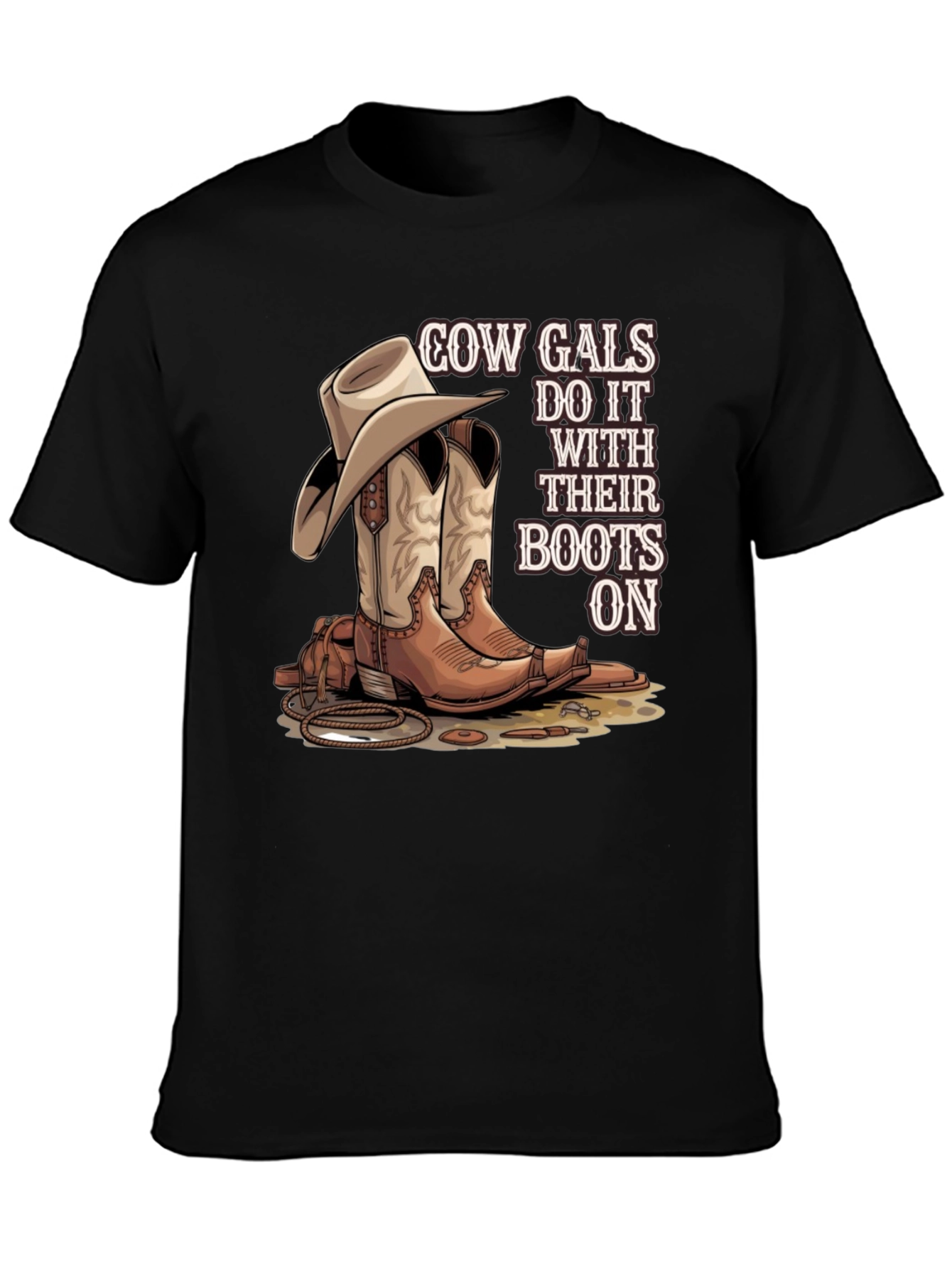 Cow Gals Boots Graphic Tee