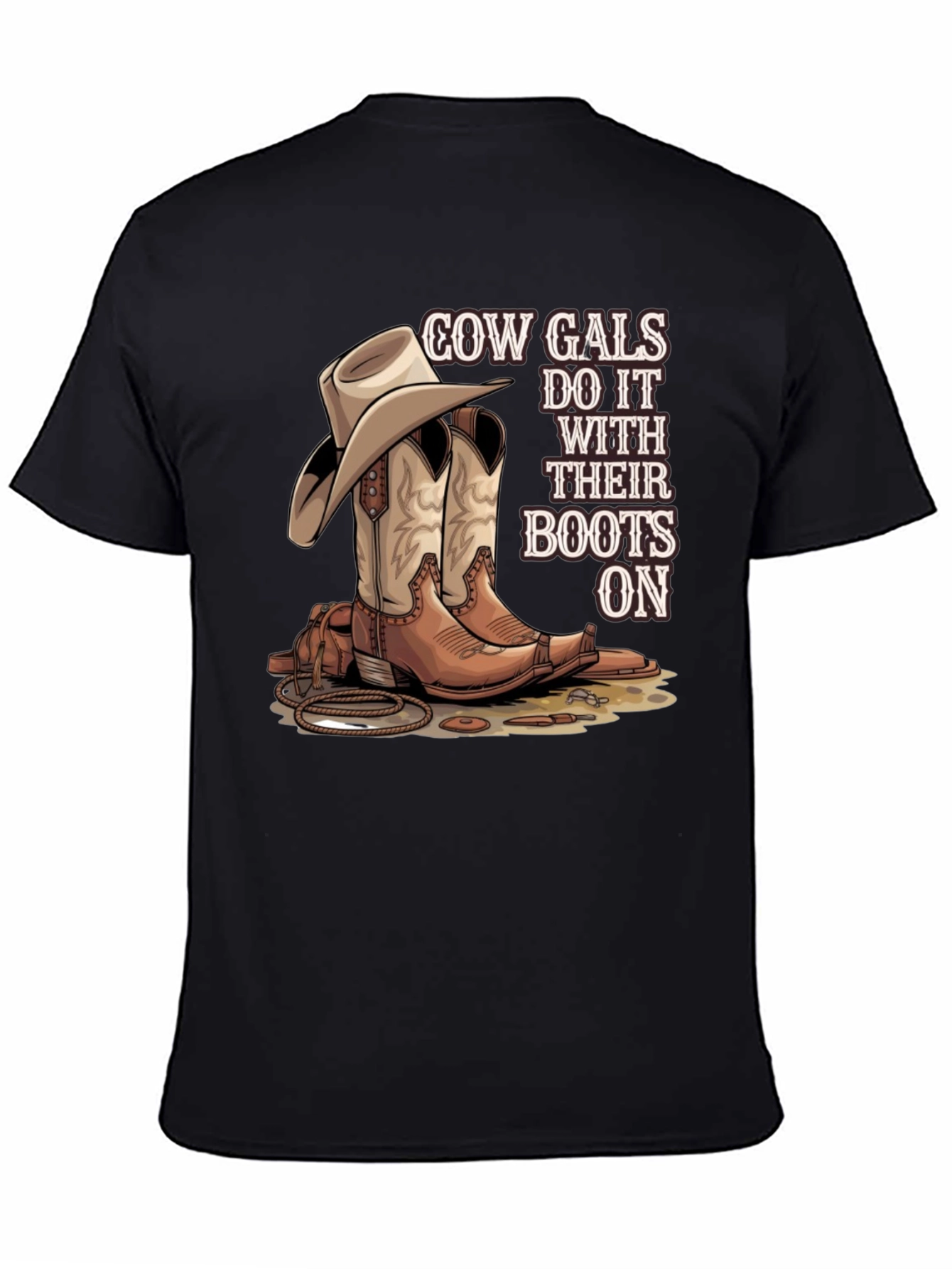 Cow Gals Boots Graphic Tee