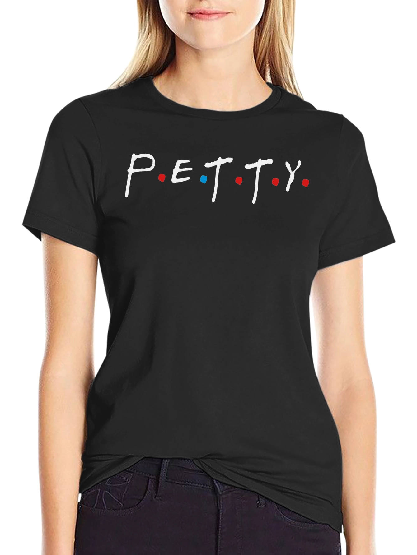 Petty Friends Inspired Black T-Shirt