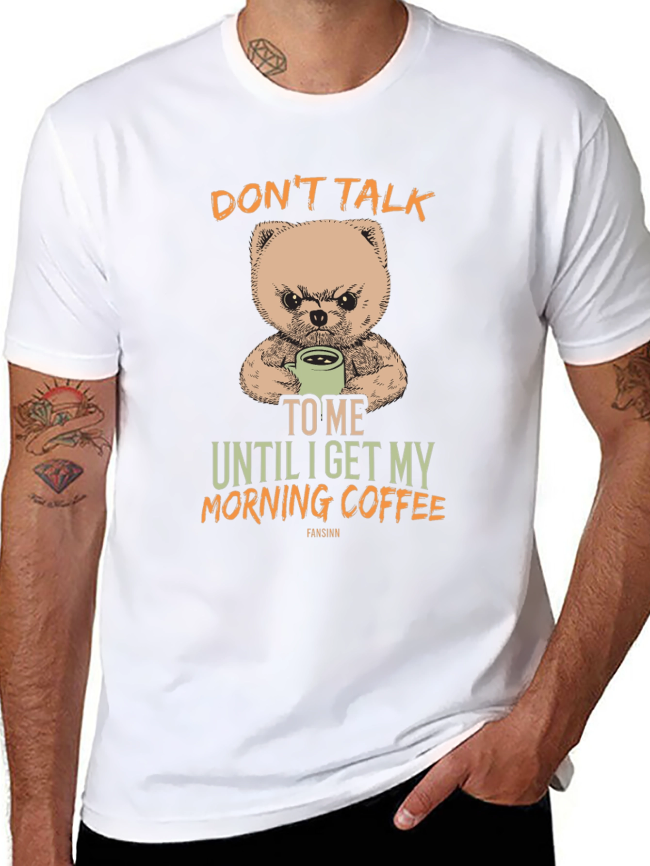 Dont Talk to Me Coffee Graphic Tee