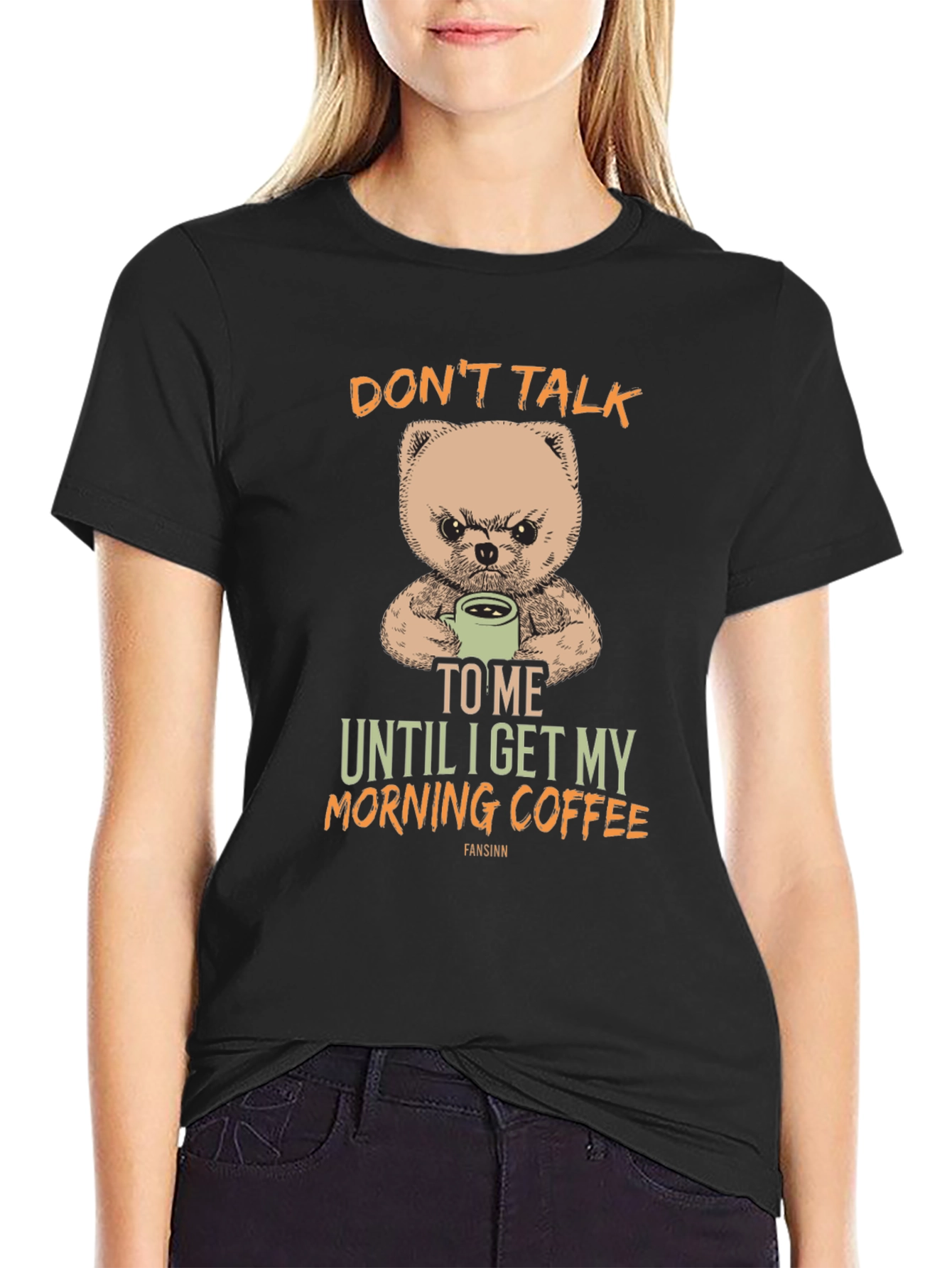 Dont Talk to Me Coffee Graphic Tee