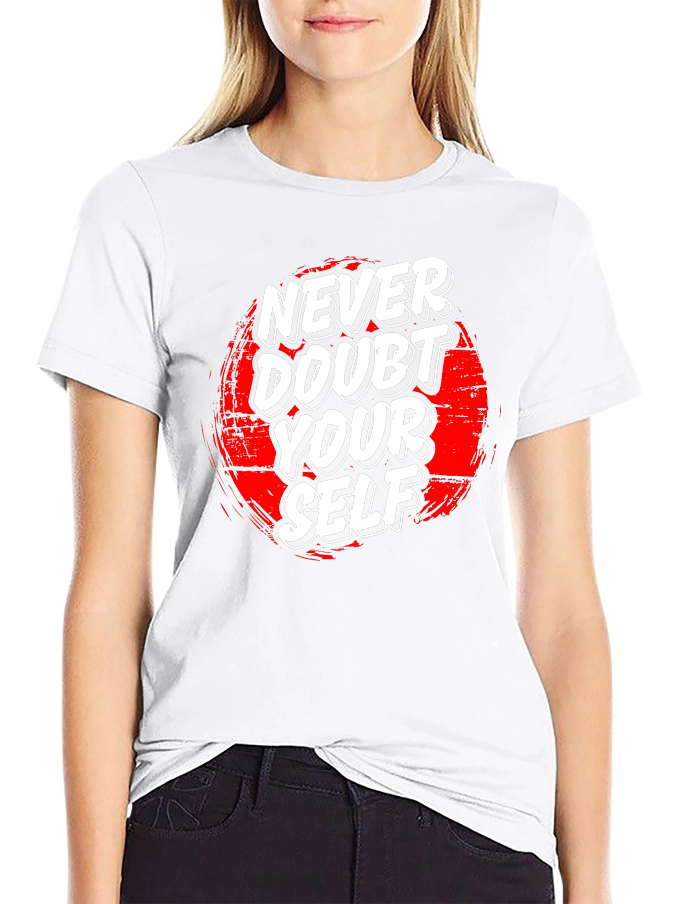 Never Doubt Graphic Tee - Black