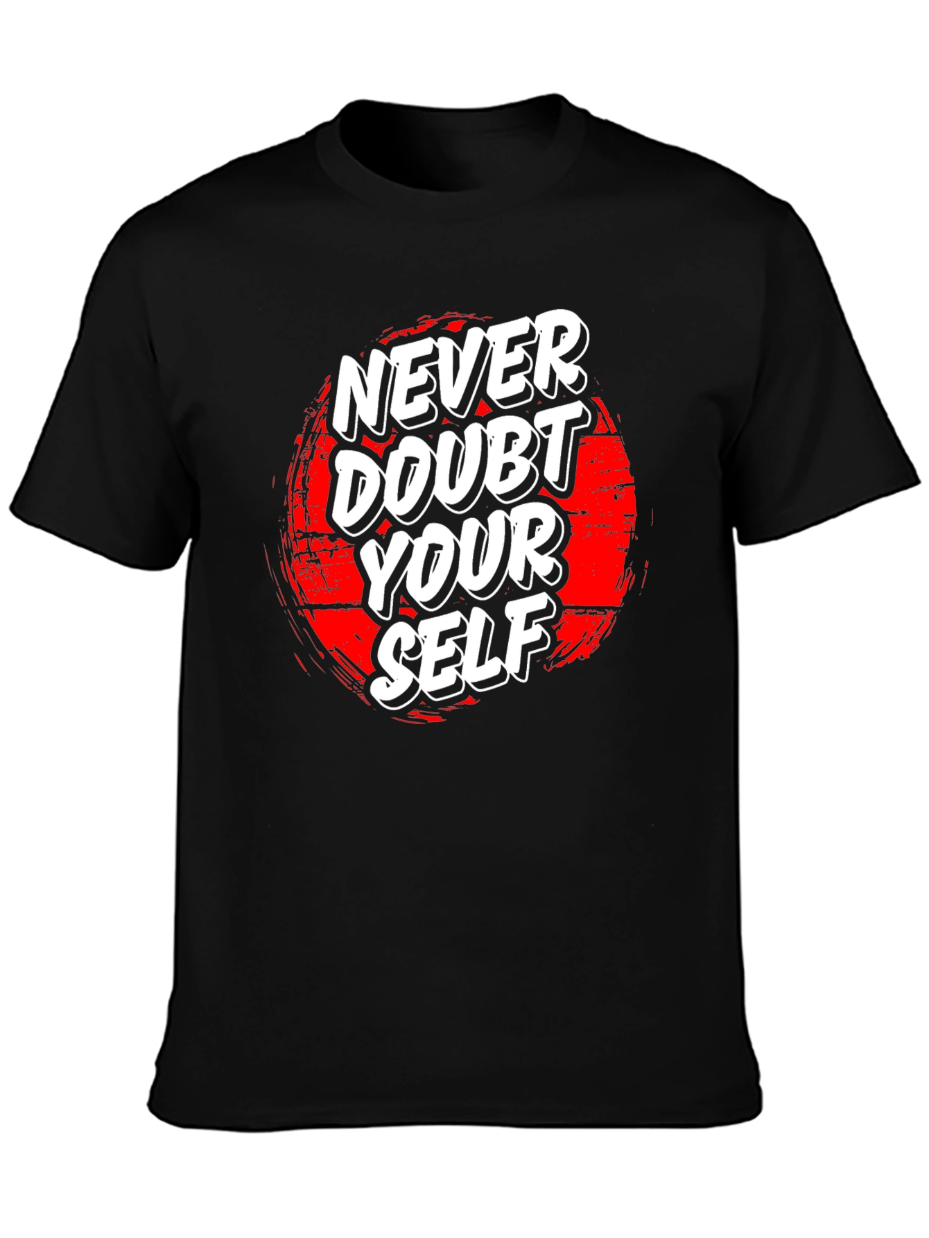 Never Doubt Graphic Tee - Black