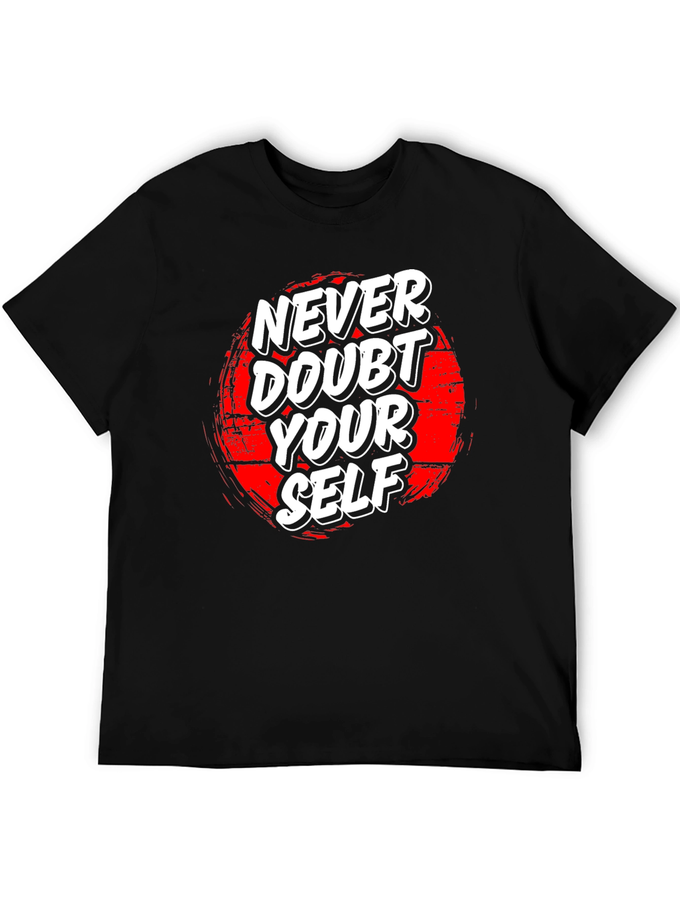 Never Doubt Graphic Tee - Black