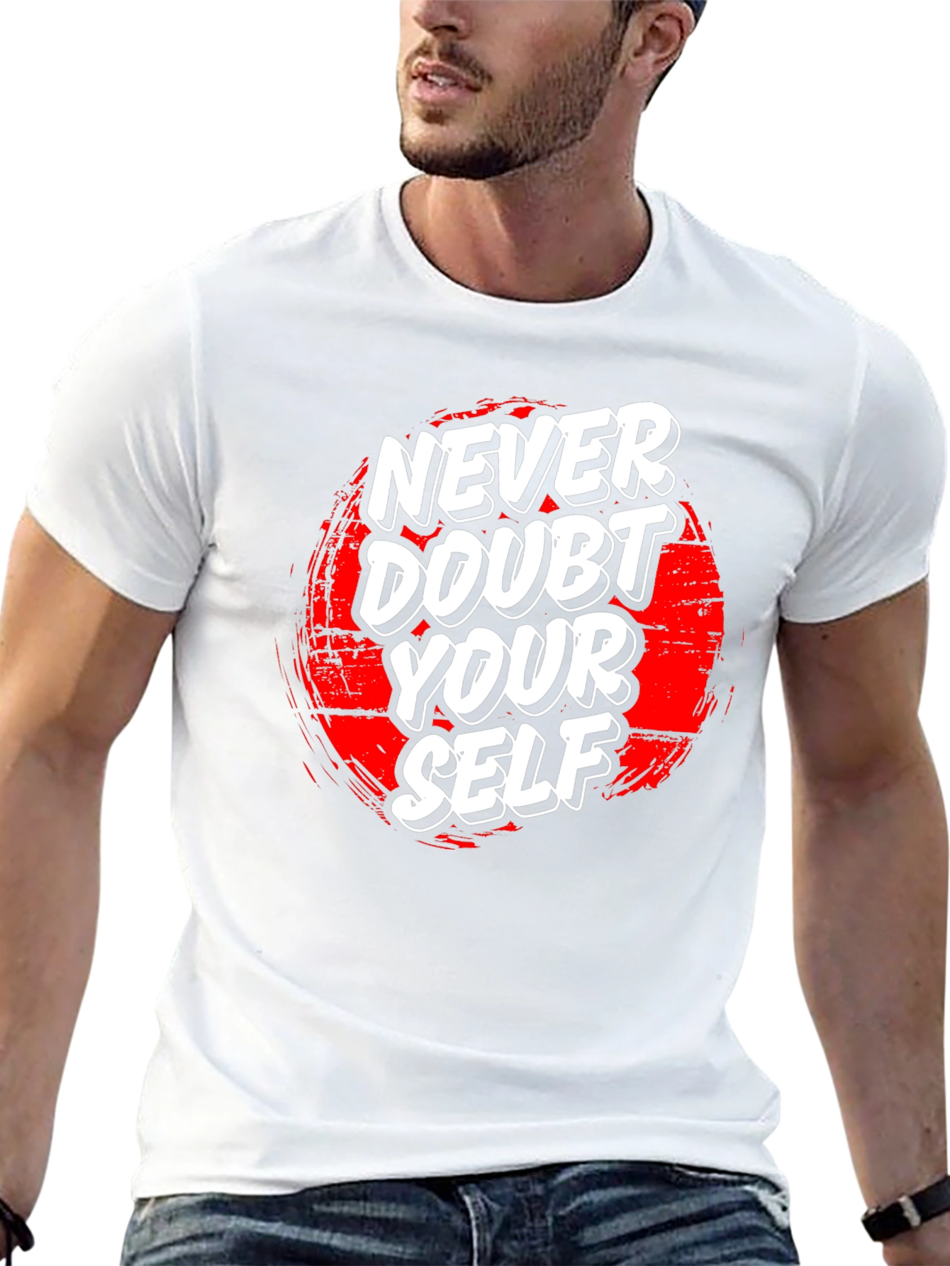 Never Doubt Graphic Tee - Black