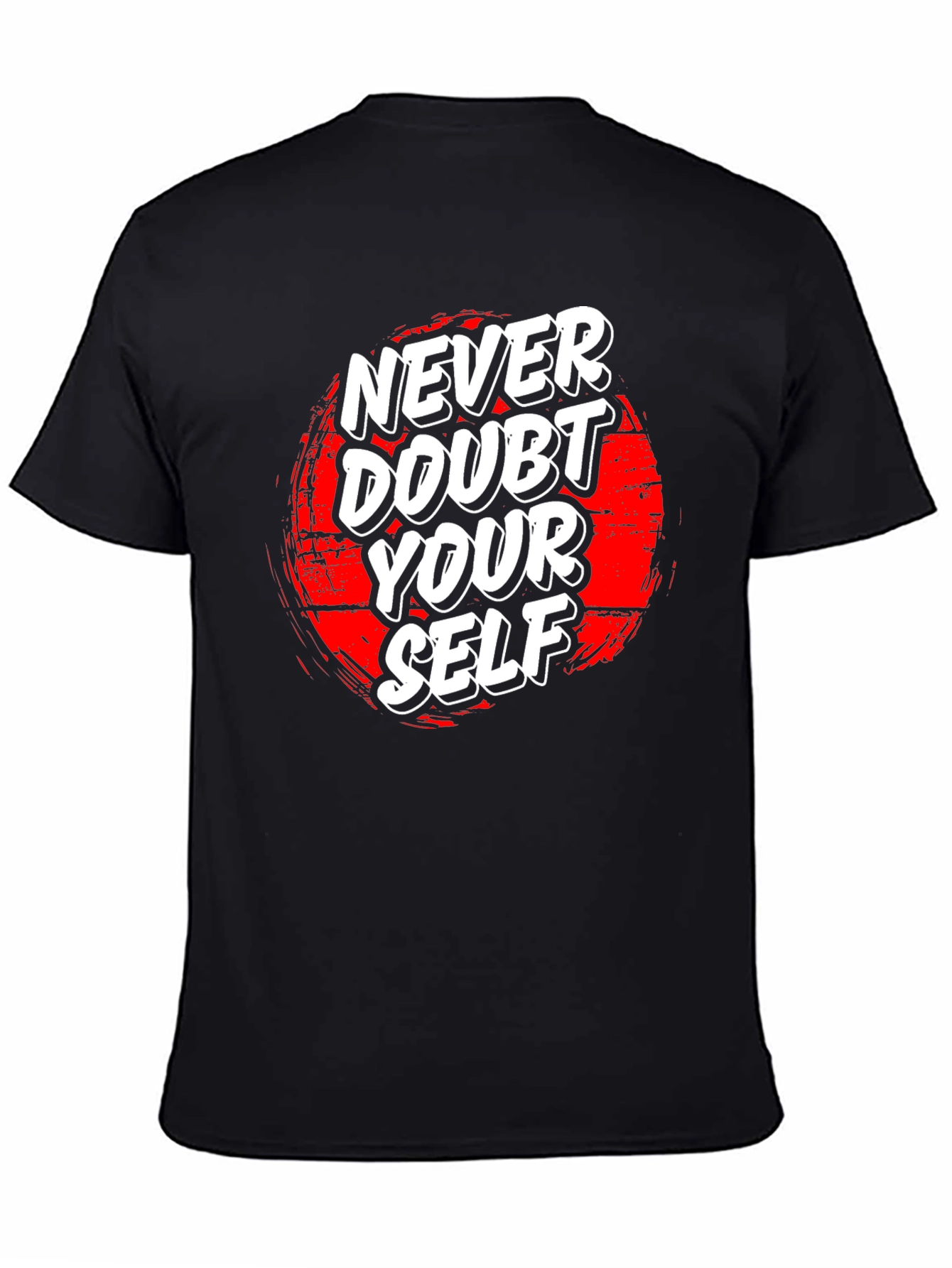 Never Doubt Graphic Tee - Black