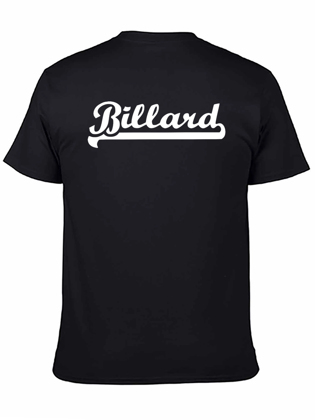 Billiard Graphic Tee - Cool & Casual Black T-Shirt