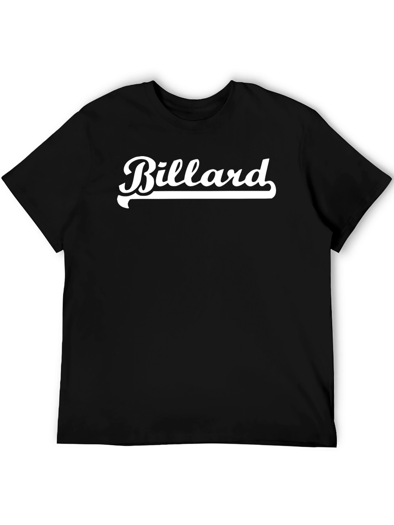 Billiard Graphic Tee - Cool & Casual Black T-Shirt