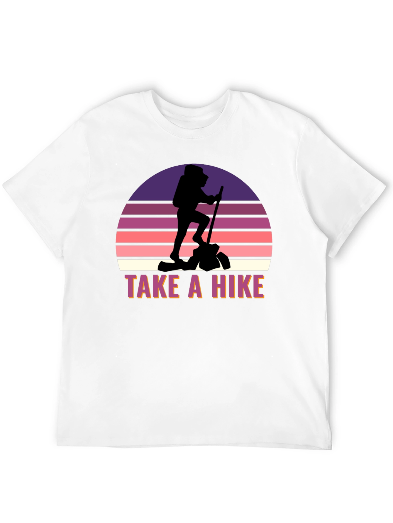 Take a Hike Graphic Tee - Black Casual Shirt