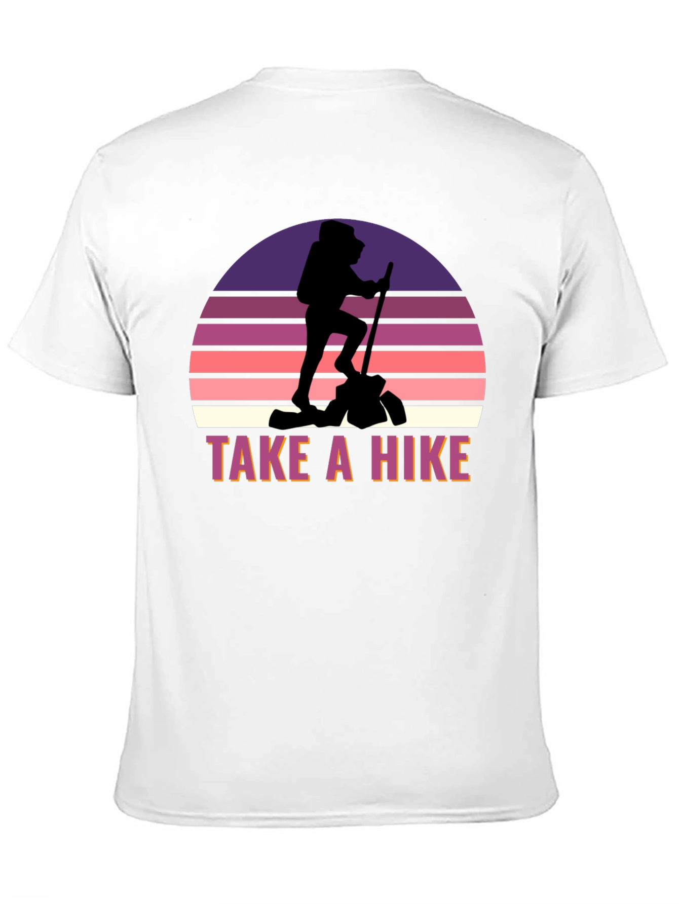 Take a Hike Graphic Tee - Black Casual Shirt