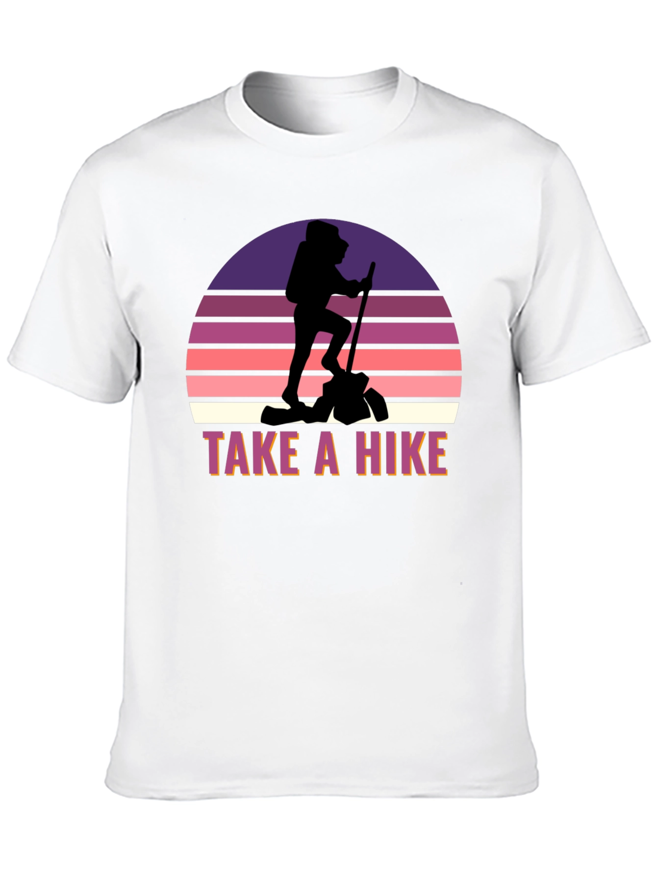 Take a Hike Graphic Tee - Black Casual Shirt
