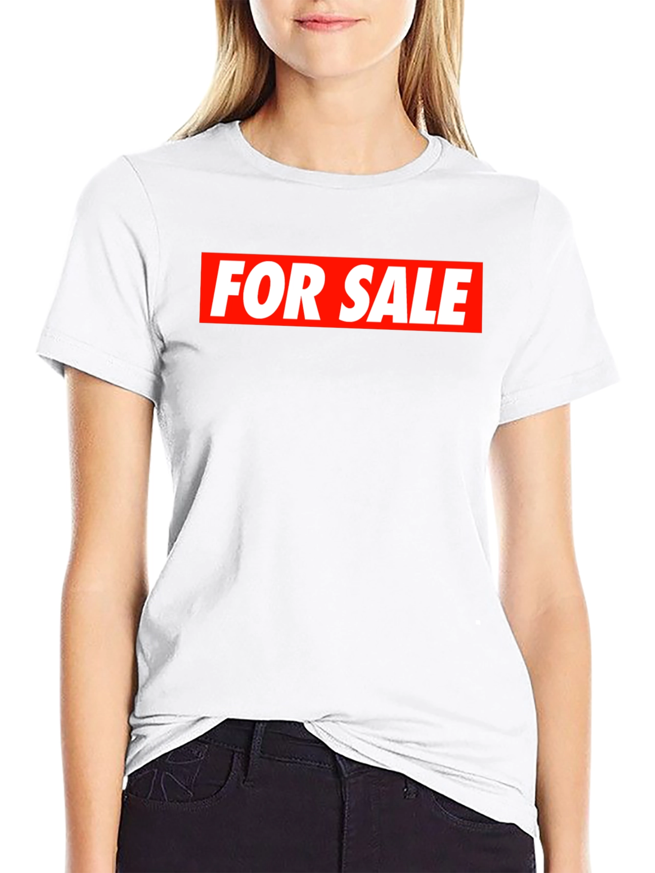 For Sale Black Tee - Streetwear Style
