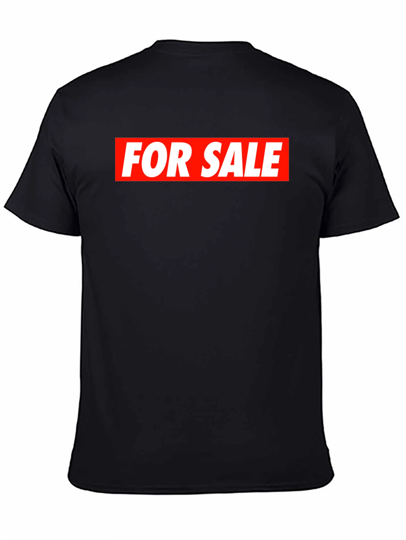 For Sale Black Tee - Streetwear Style