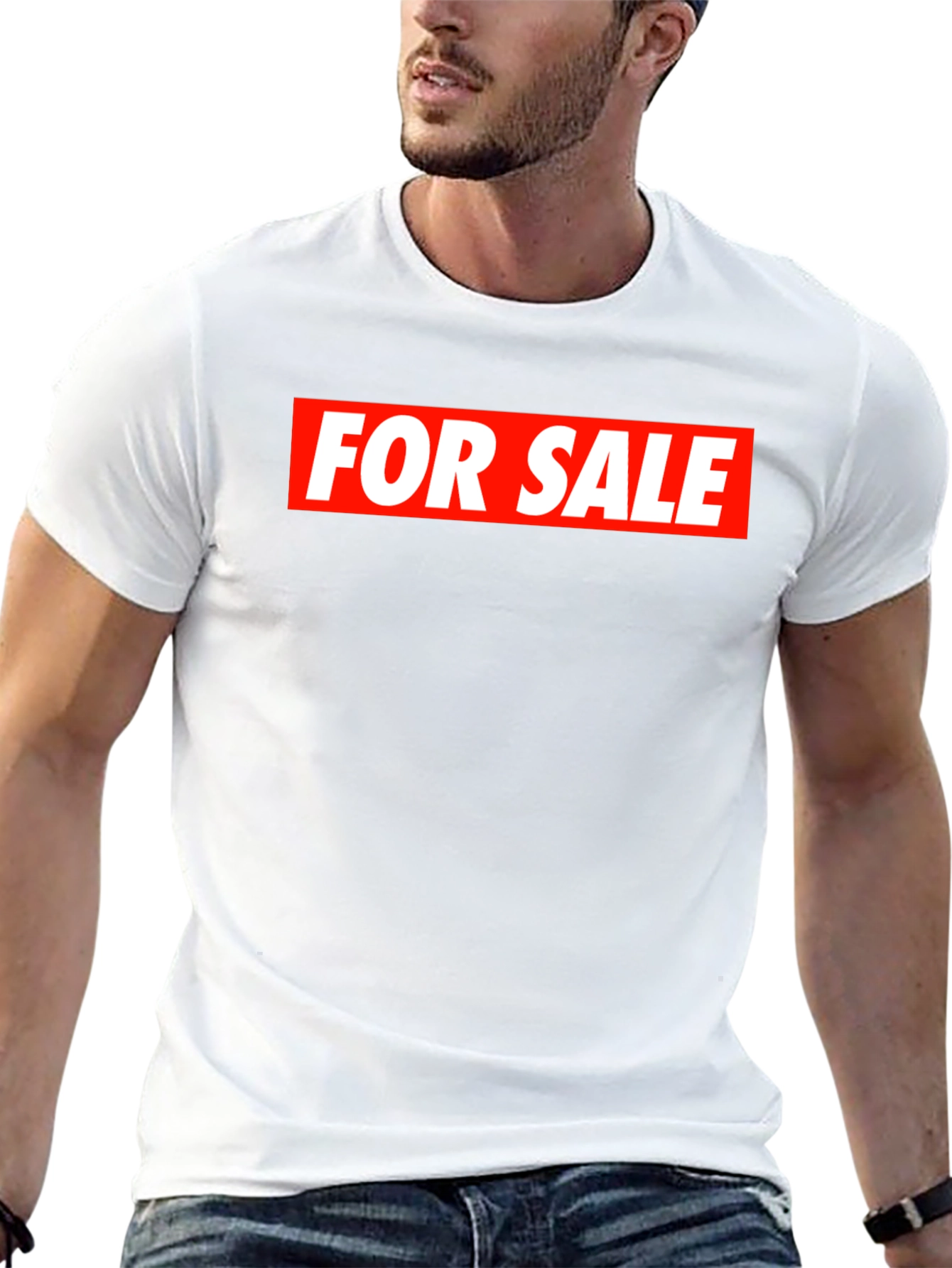 For Sale Black Tee - Streetwear Style