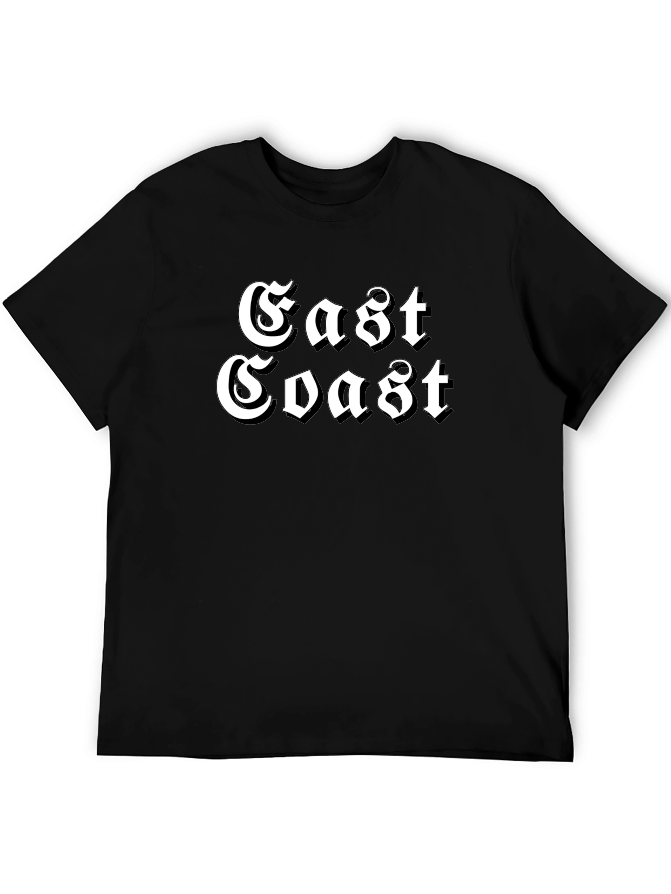 East Coast T-Shirt - Black Graphic Tee