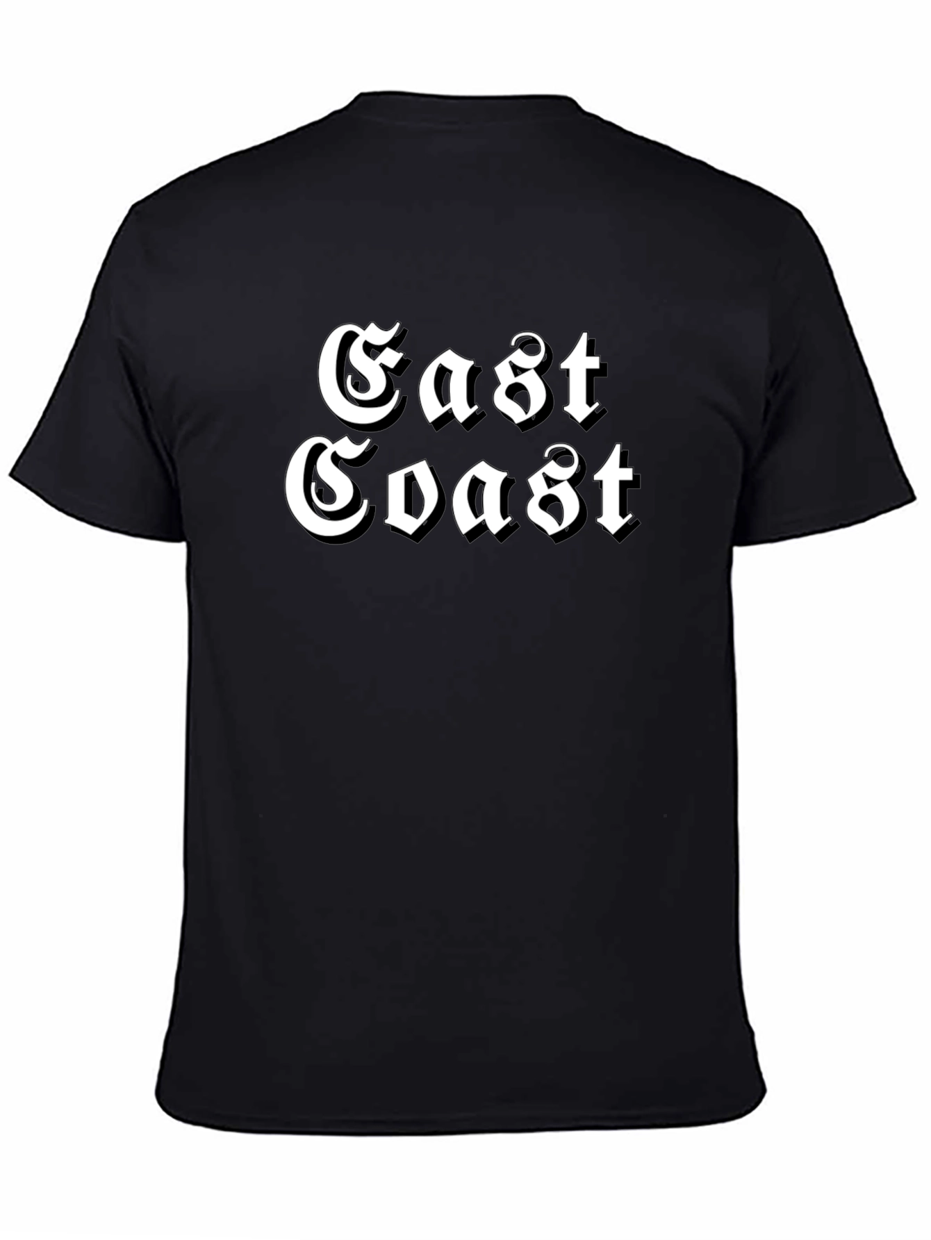 East Coast T-Shirt - Black Graphic Tee