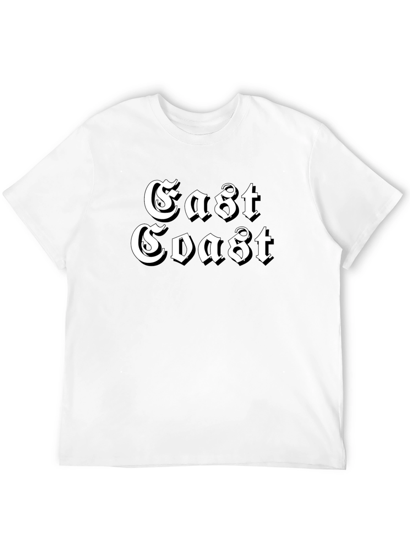 East Coast T-Shirt - Black Graphic Tee