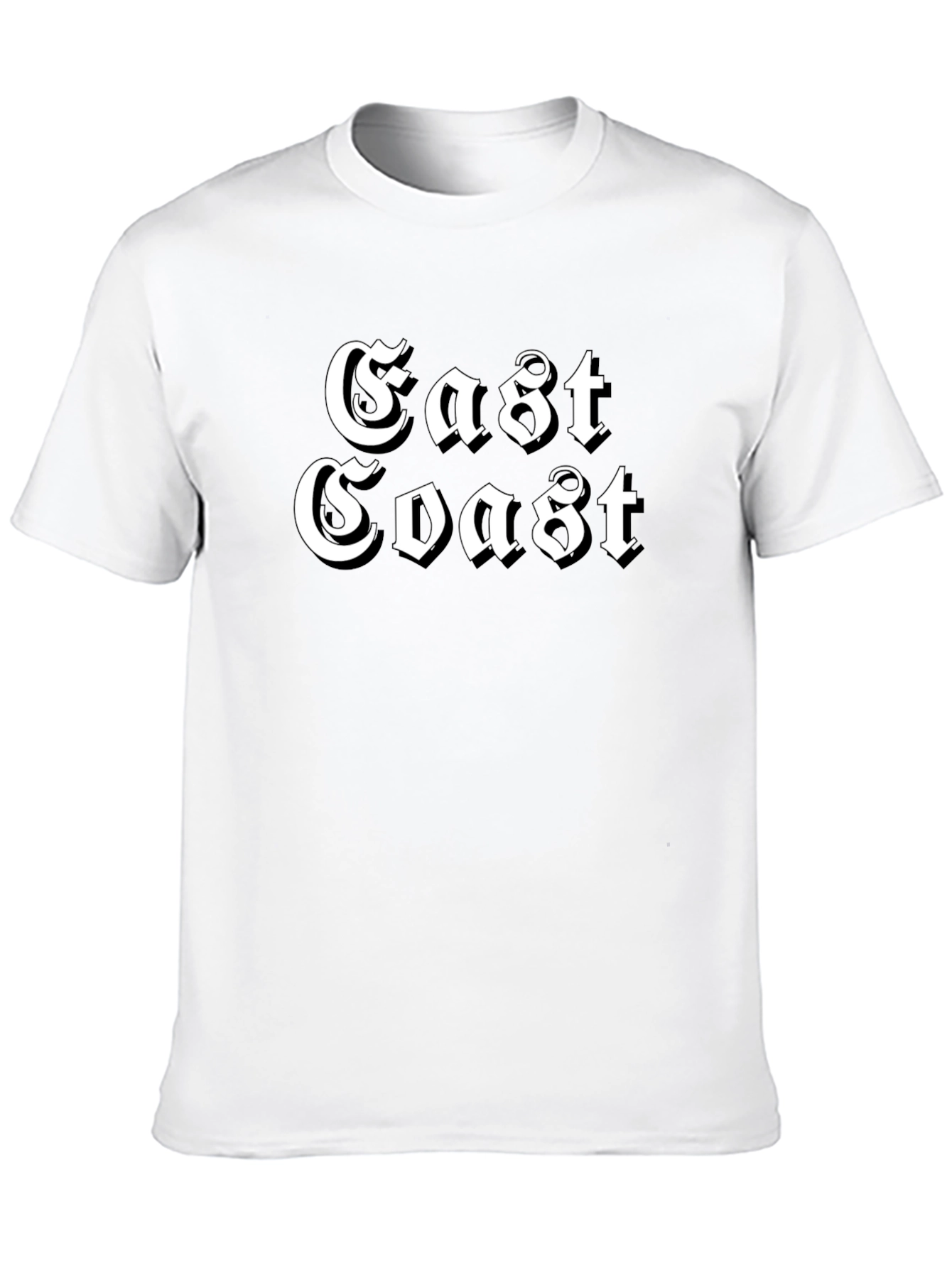 East Coast T-Shirt - Black Graphic Tee