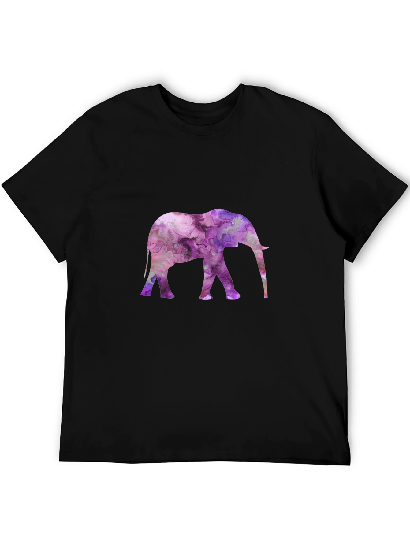 Elephant Graphic Black Tee