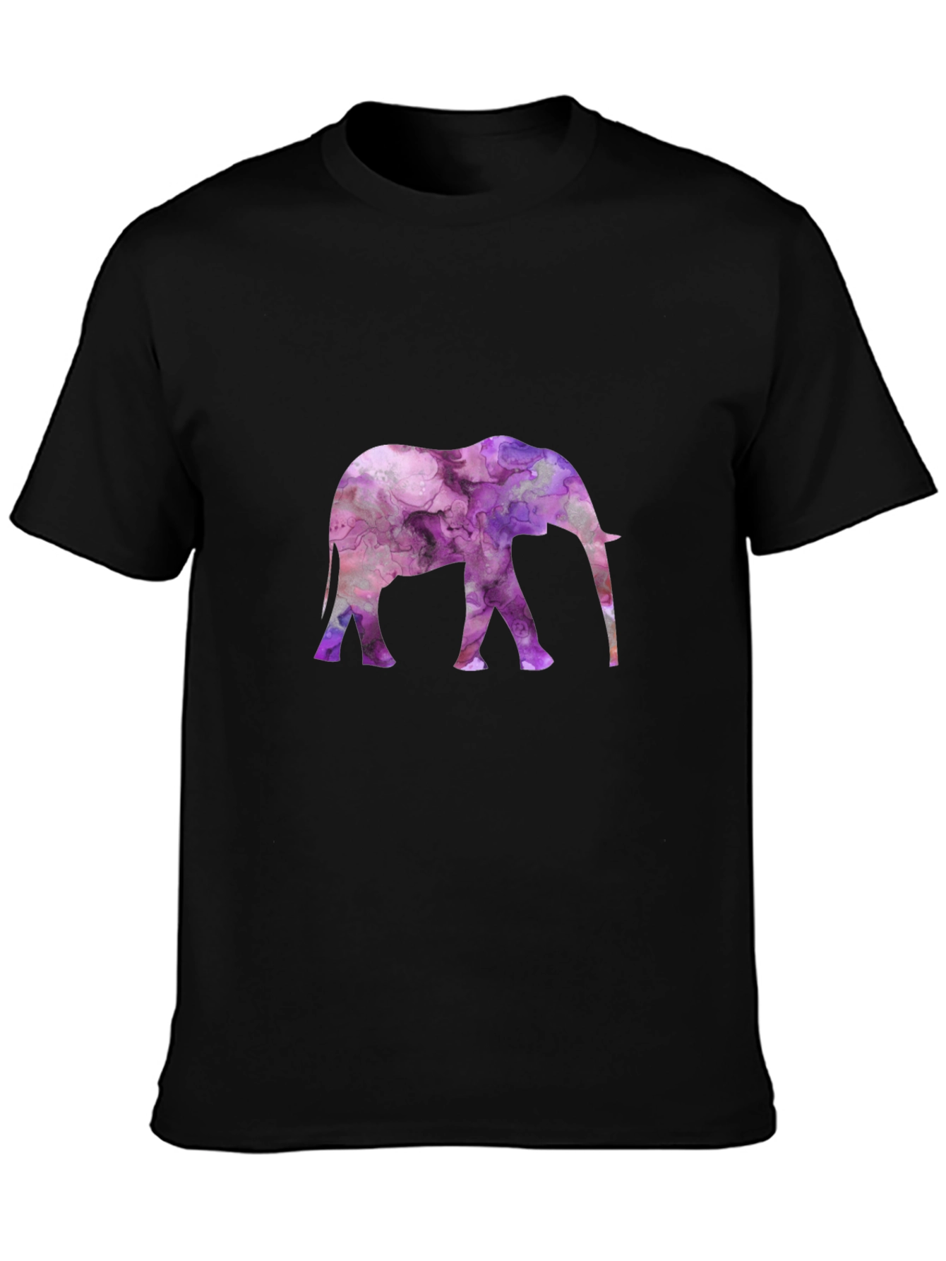 Elephant Graphic Black Tee
