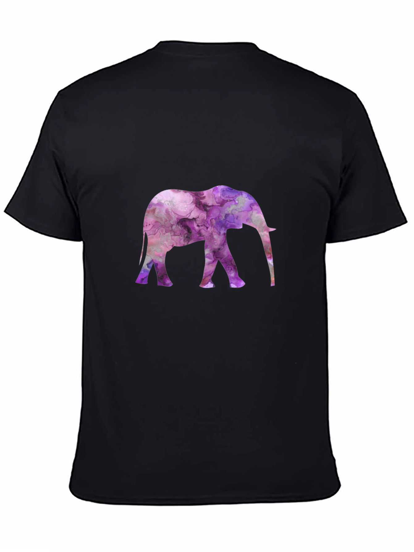 Elephant Graphic Black Tee