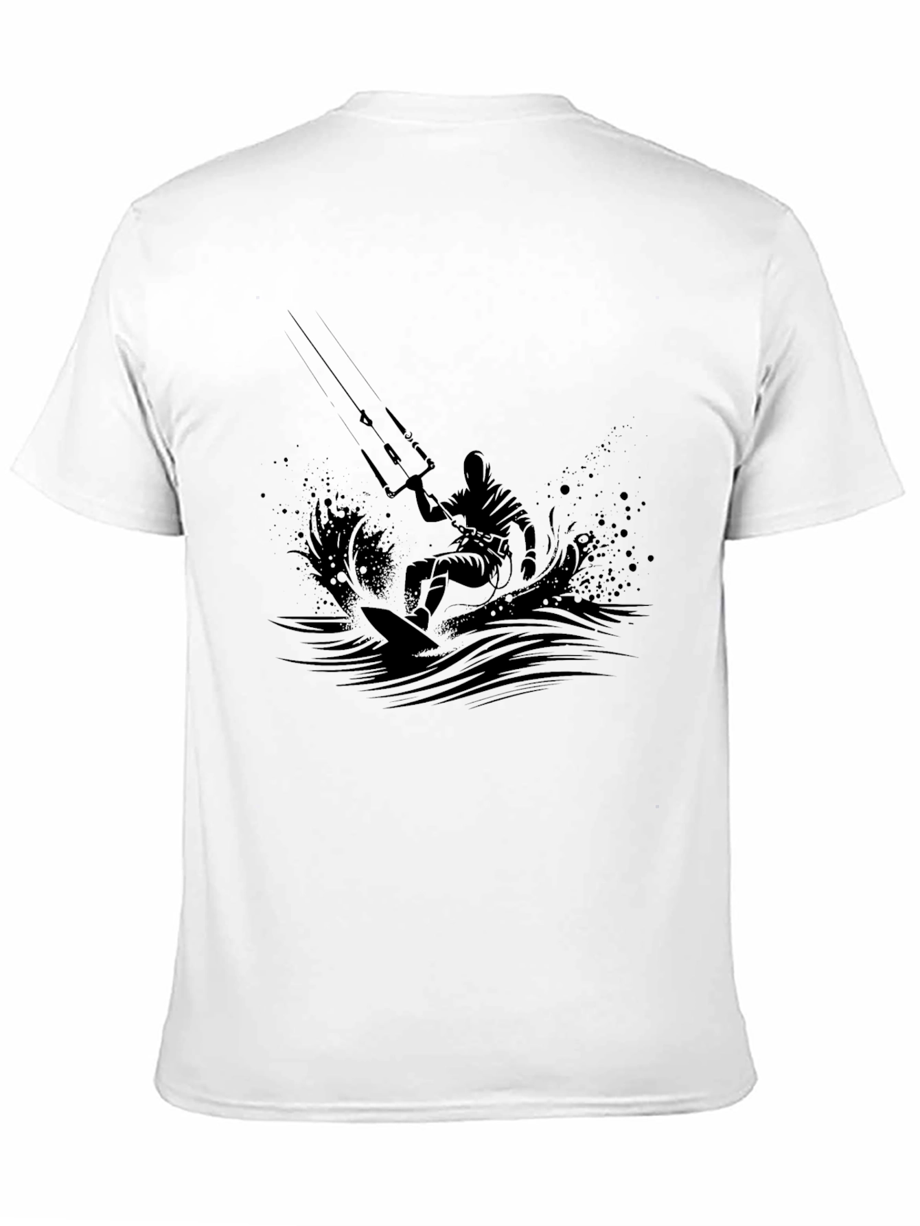 Black Kite Surfing Graphic Tee