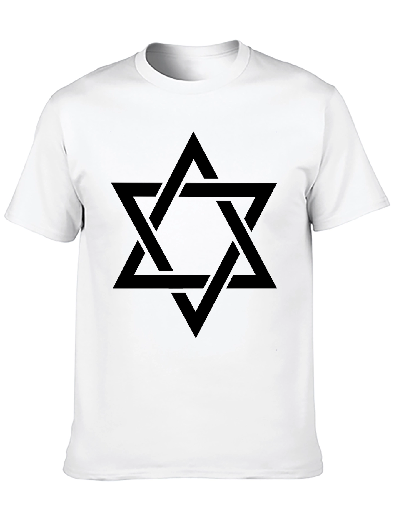 Star of David Graphic Black T-Shirt