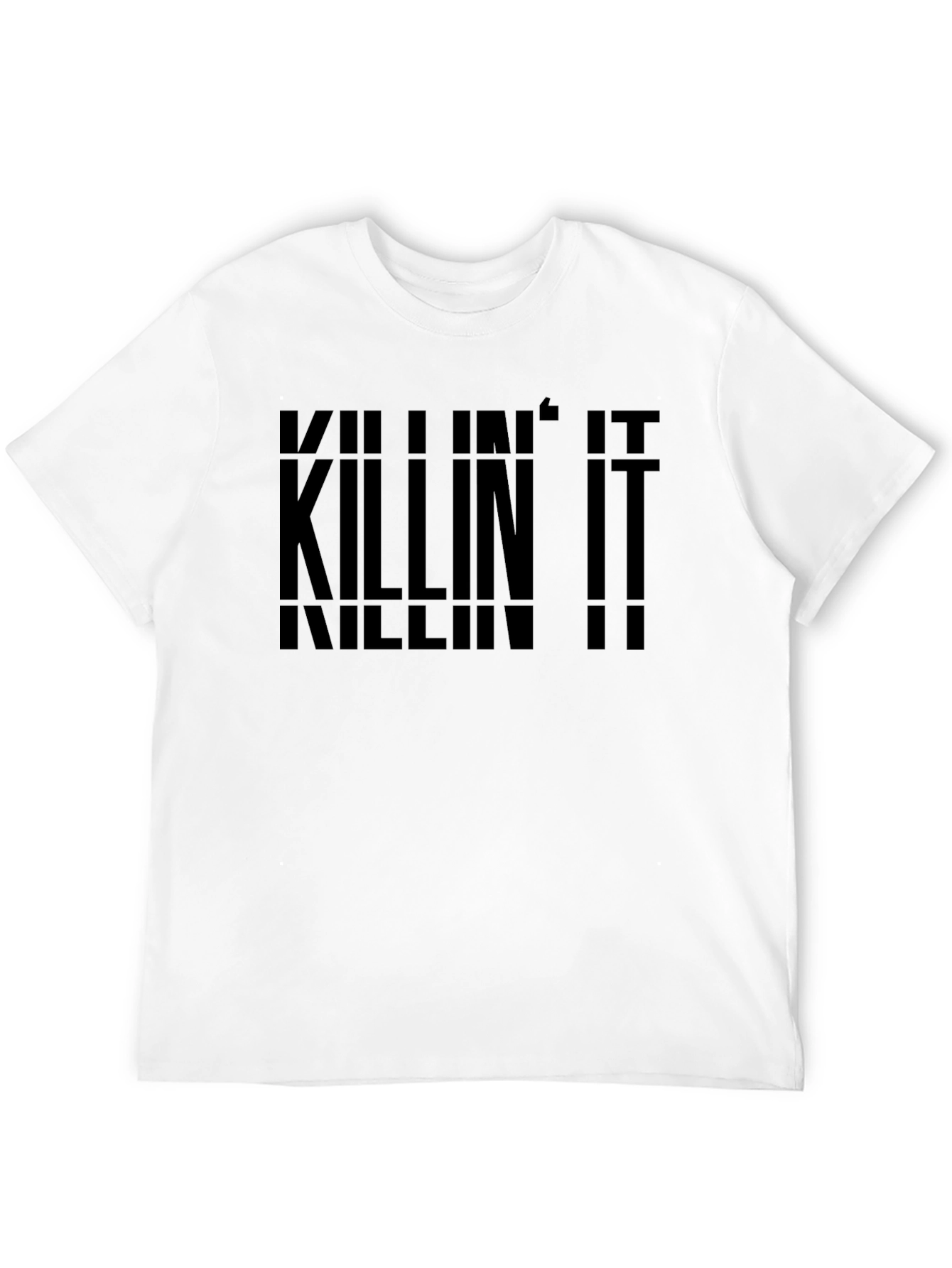 Killin It Black Graphic Tee