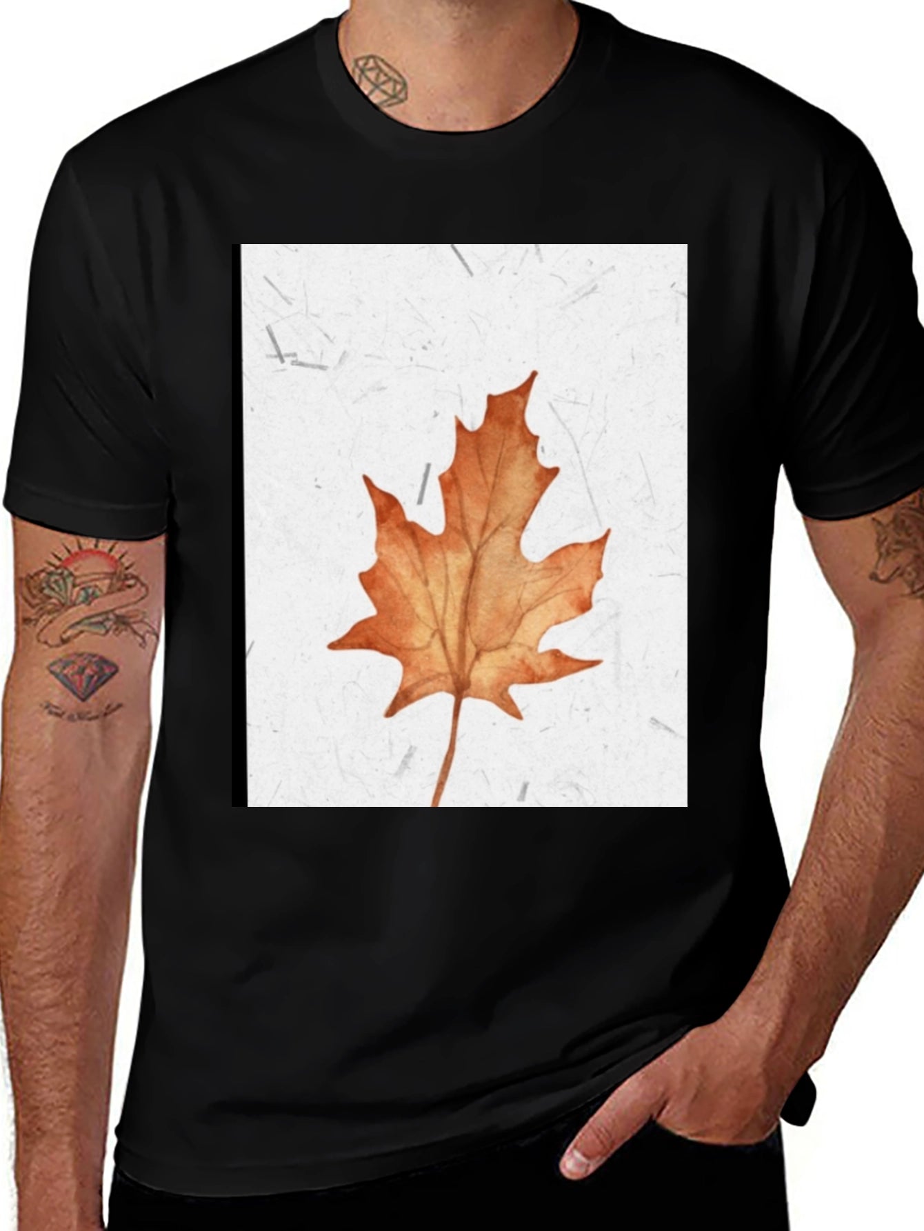 Autumn Leaf T-Shirt - Stylish Graphic Tee