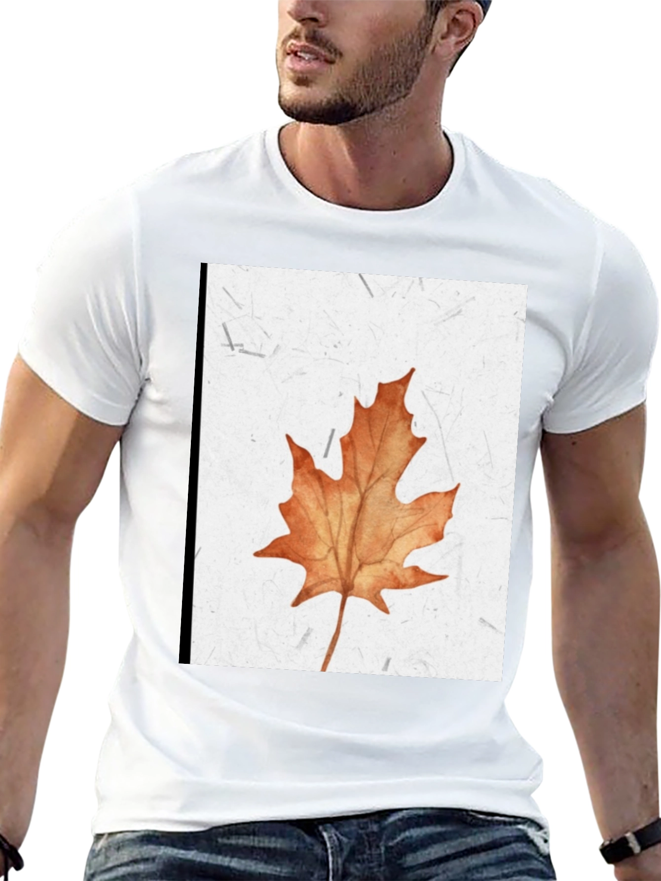 Autumn Leaf T-Shirt - Stylish Graphic Tee