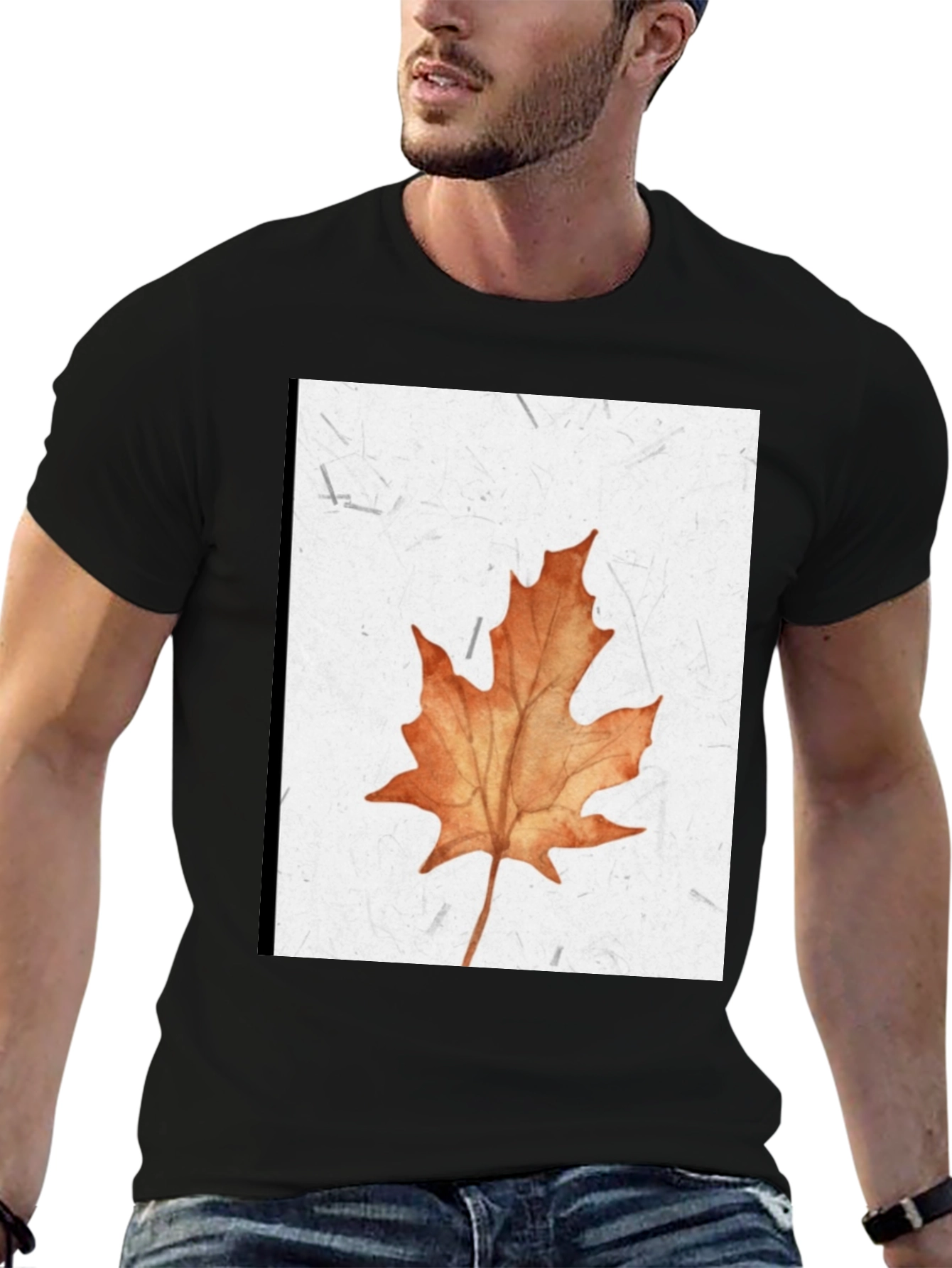 Autumn Leaf T-Shirt - Stylish Graphic Tee