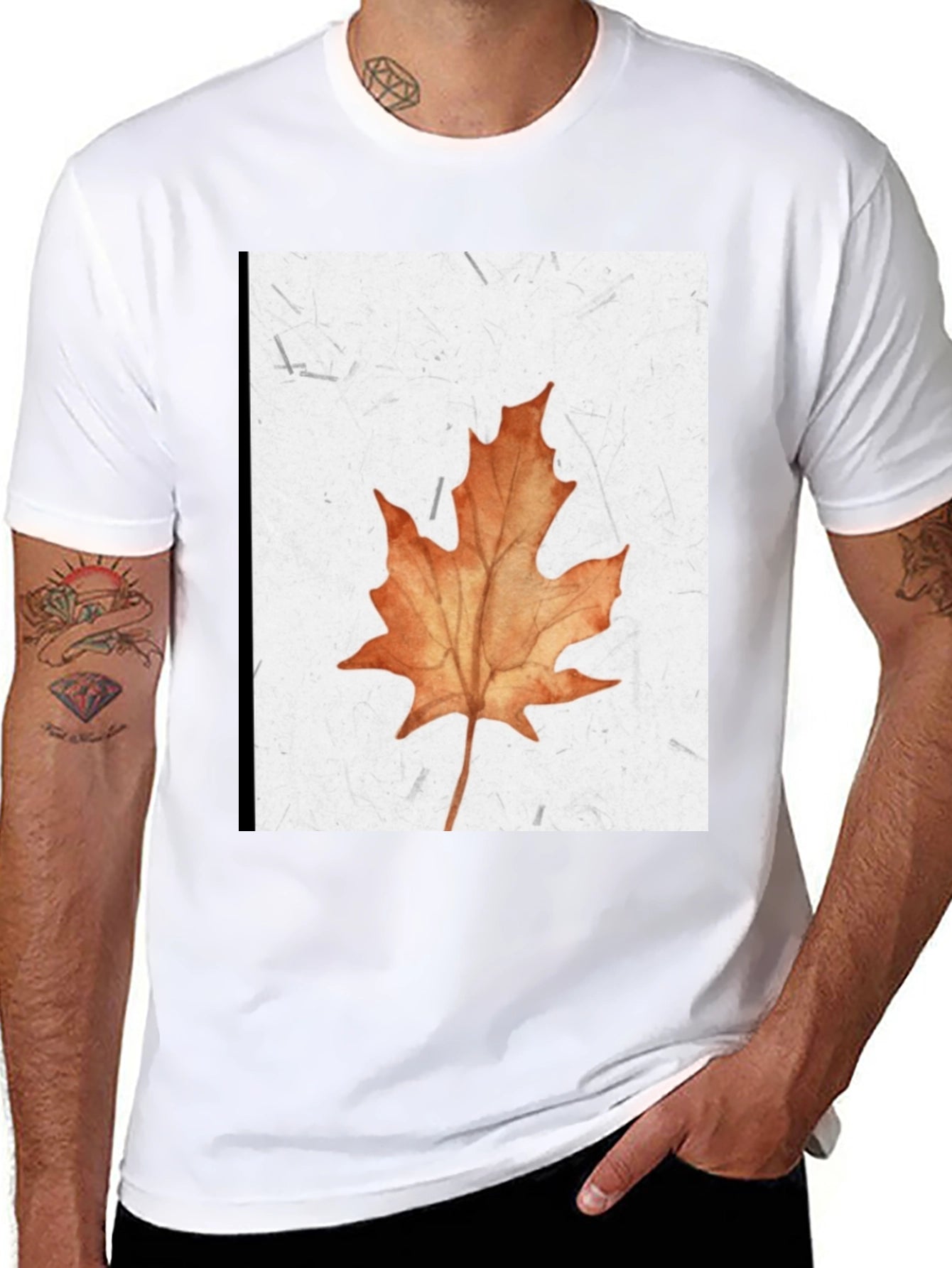 Autumn Leaf T-Shirt - Stylish Graphic Tee