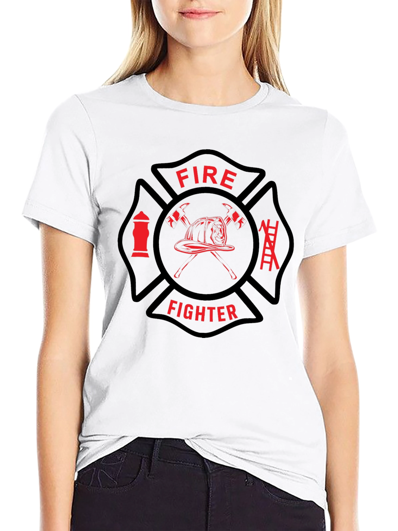 Firefighter Maltase Cross T-Shirt