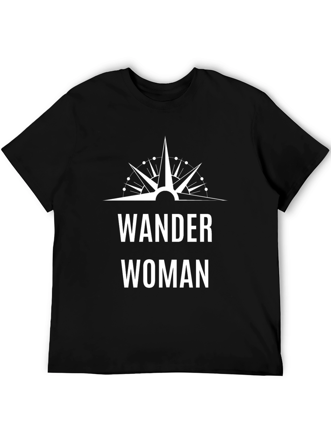 Wander Woman Compass Graphic T-Shirt - Adventure Tee