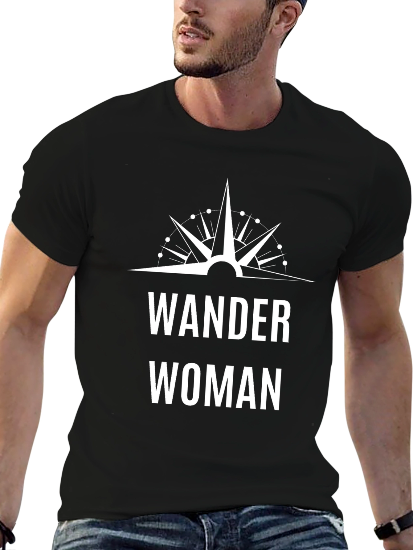 Wander Woman Compass Graphic T-Shirt - Adventure Tee