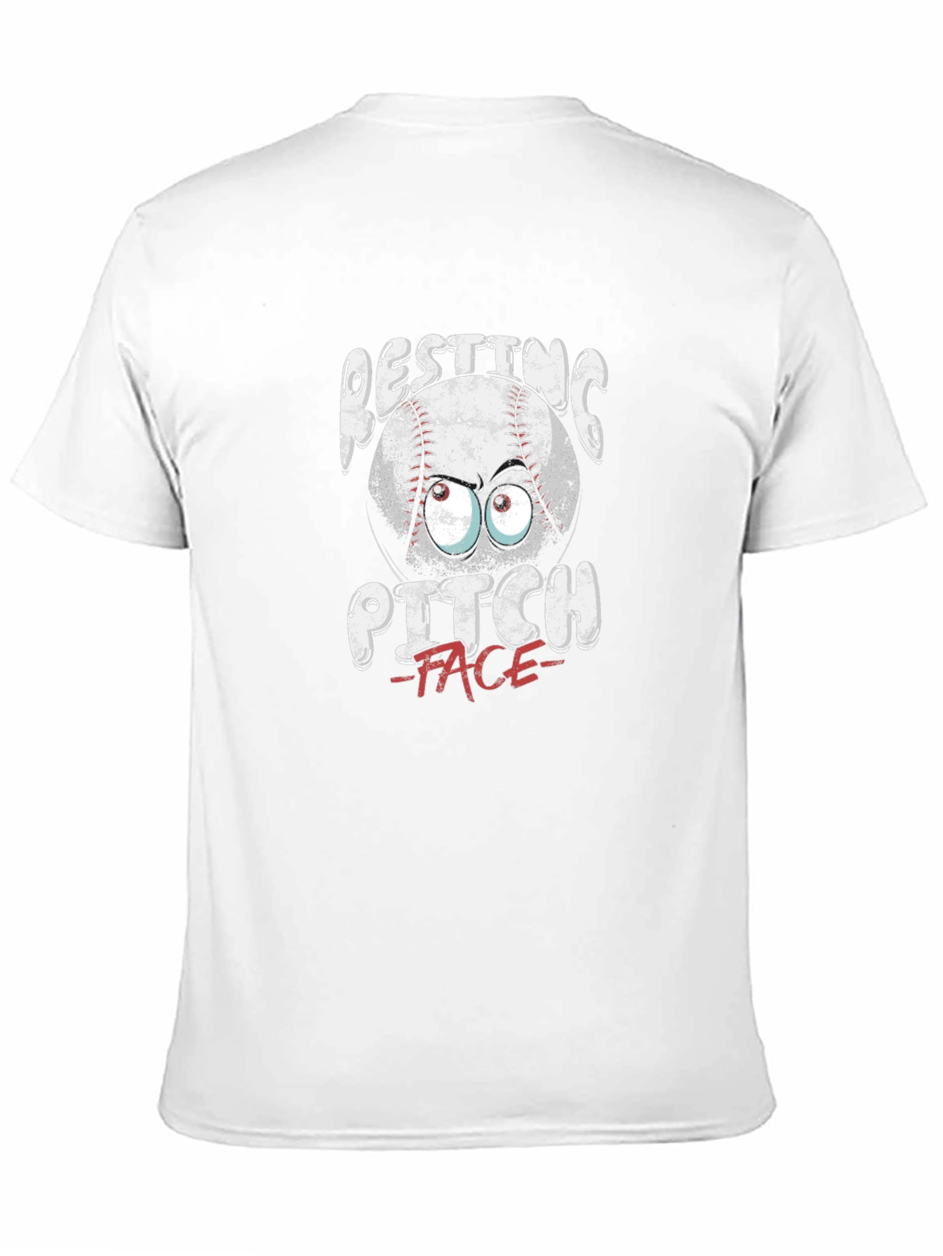 Resting Pitch Face T-Shirt - Baseball Funny Graphic Tee
