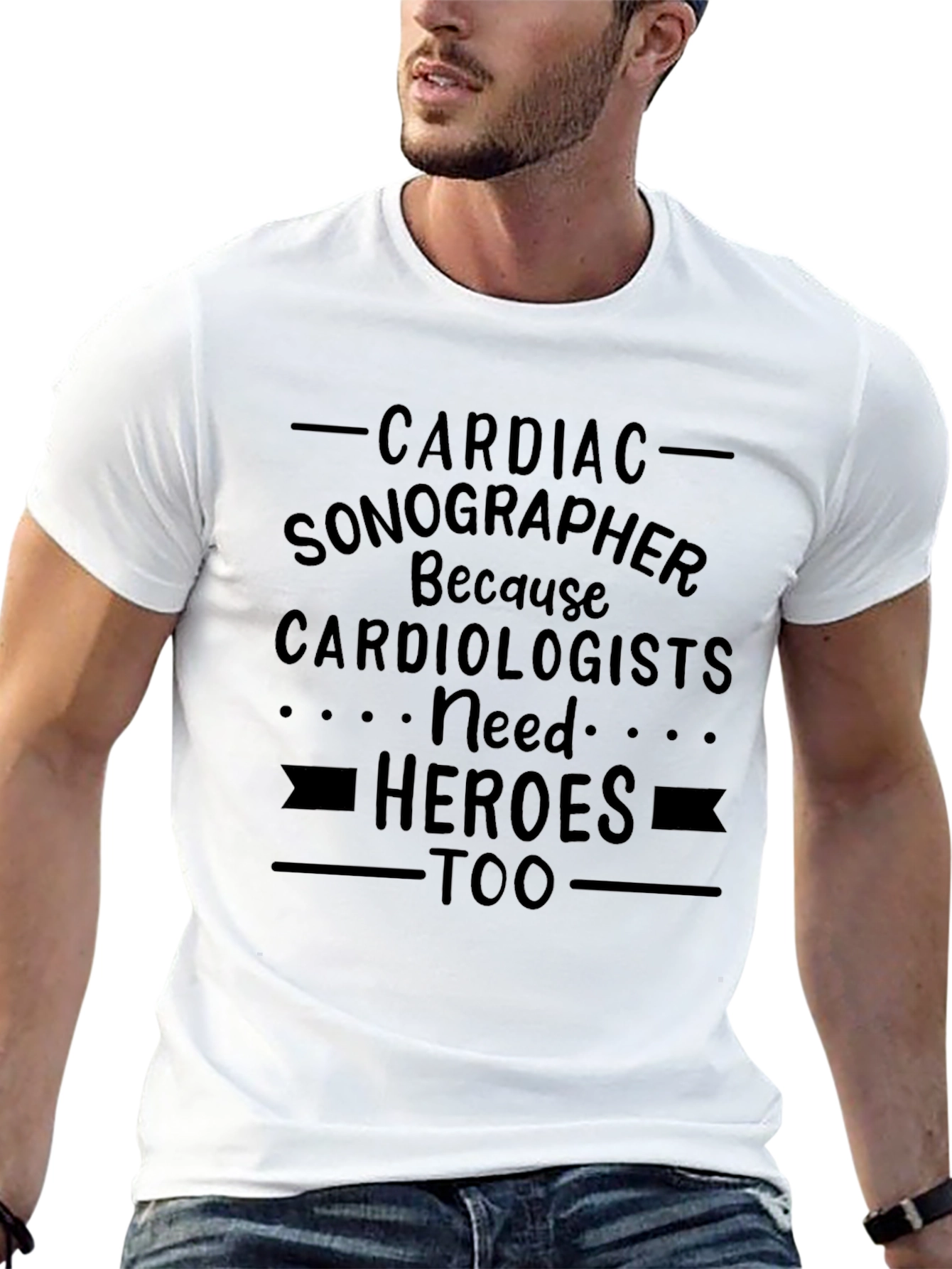 Cardiac Sonographer Hero Tee