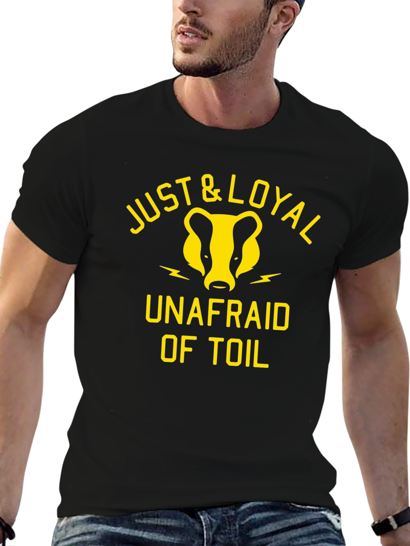 Hufflepuff Badger T-Shirt - Just & Loyal