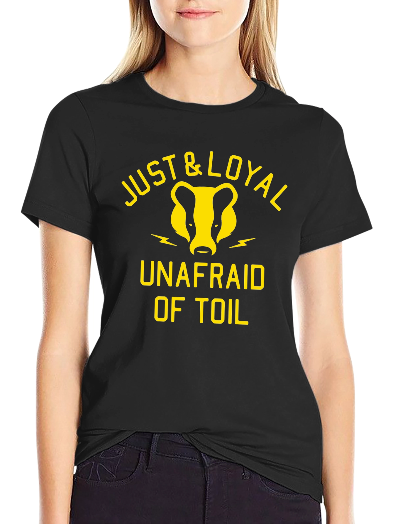 Hufflepuff Badger T-Shirt - Just & Loyal