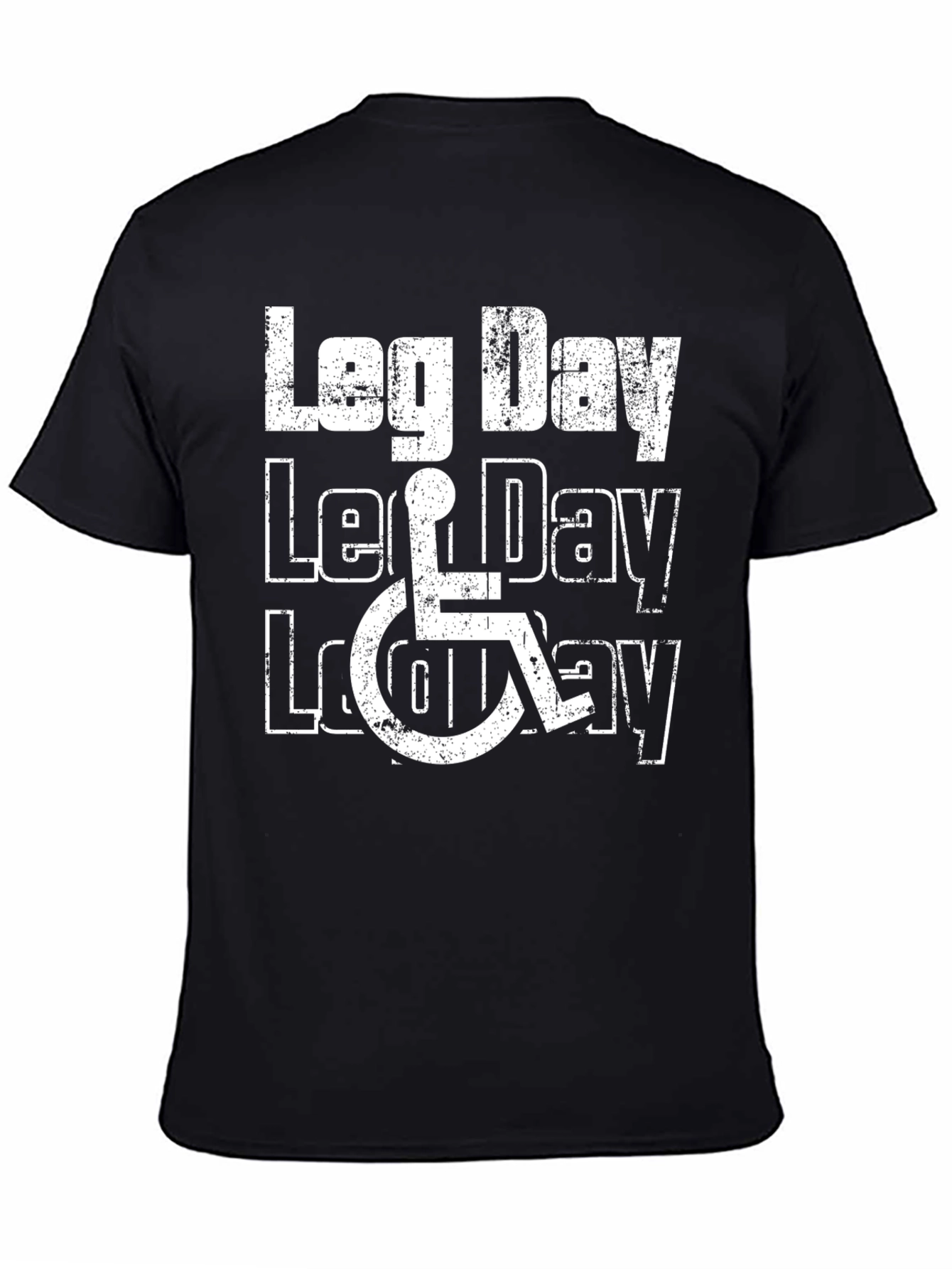 Leg Day Wheelchair Graphic Tee