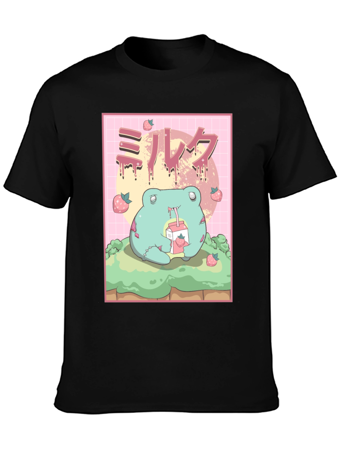 Kawaii Frog Milk Tee - Unisex Graphic T-Shirt
