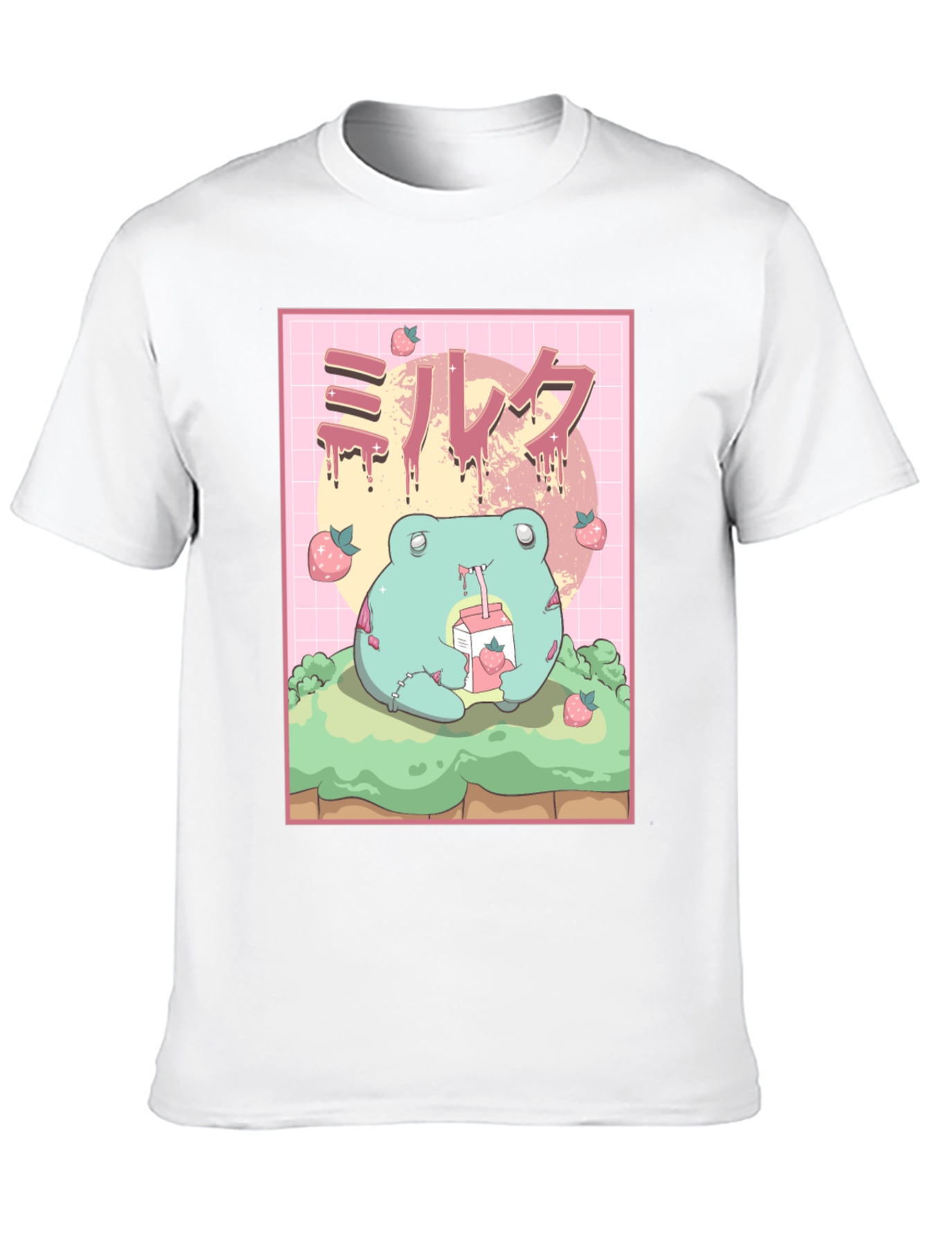 Kawaii Frog Milk Tee - Unisex Graphic T-Shirt
