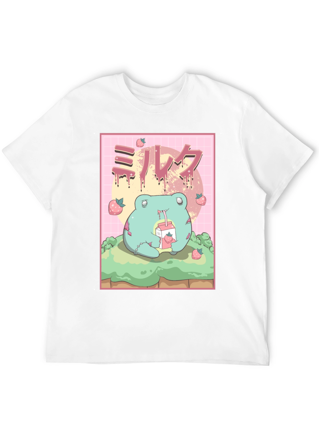 Kawaii Frog Milk Tee - Unisex Graphic T-Shirt