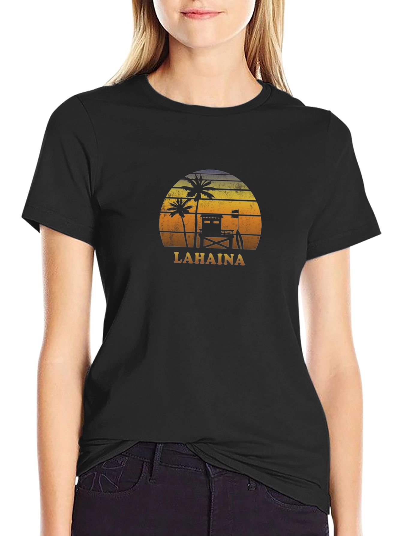 Lahaina Sunset Graphic T-Shirt