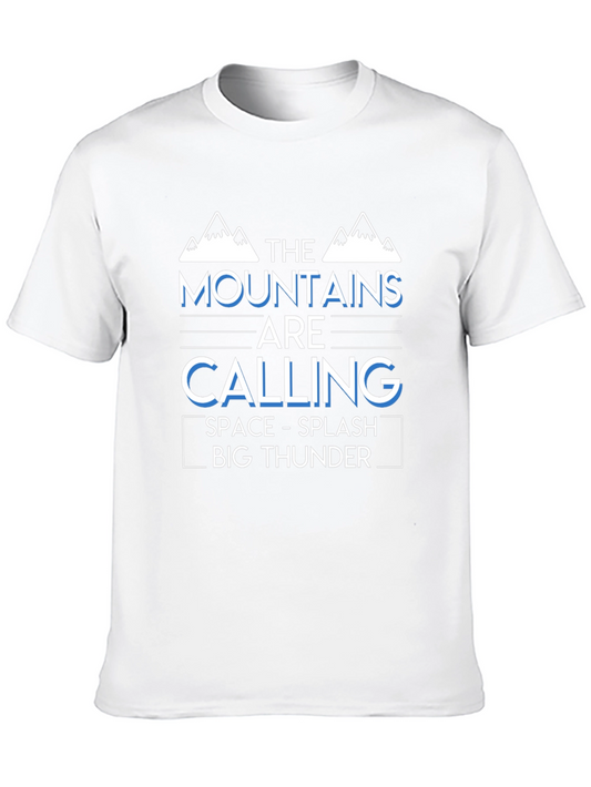 Mountains are Calling Graphic Tee - Adventure Awaits!