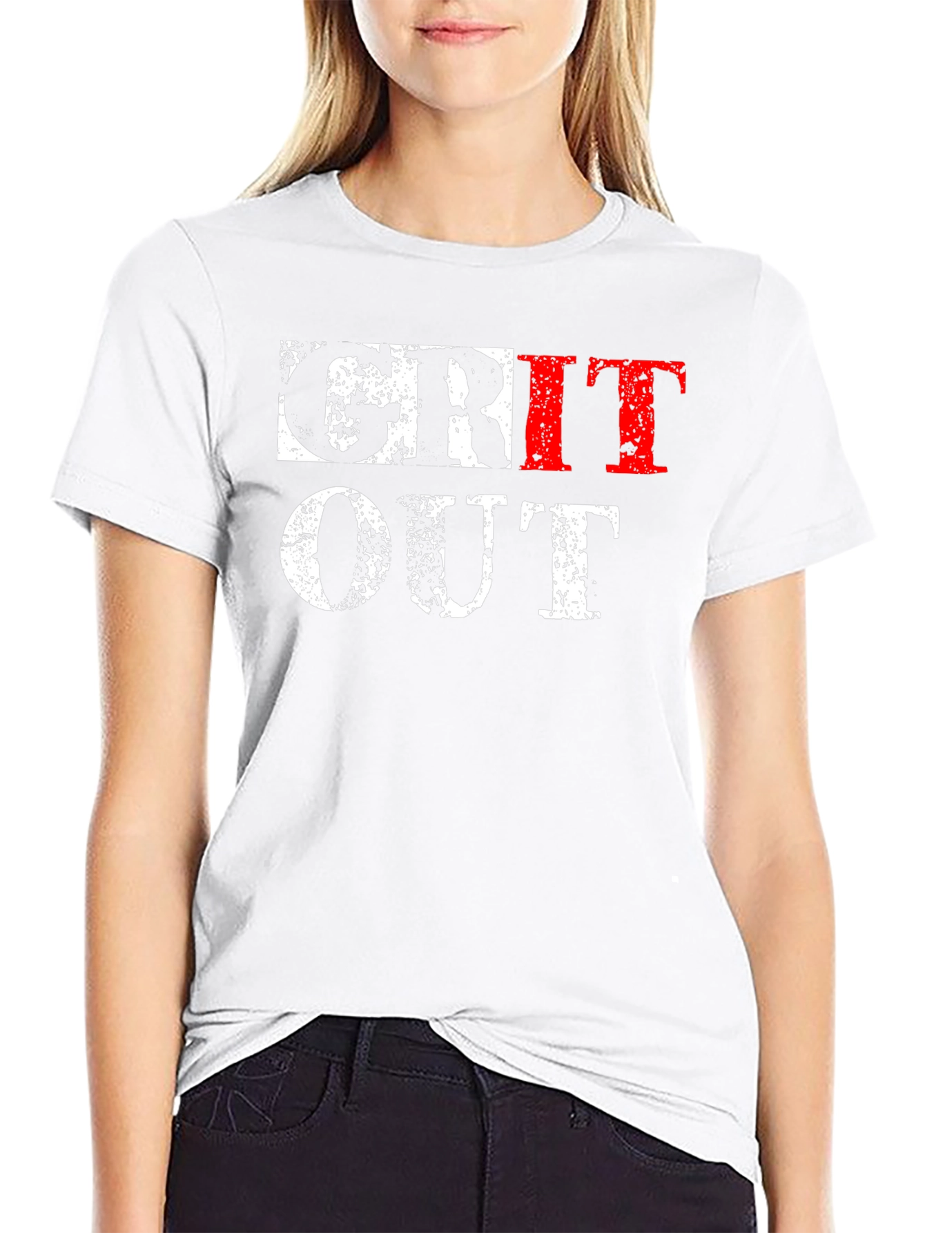 Grit Out T-Shirt - Motivational Workout Tee