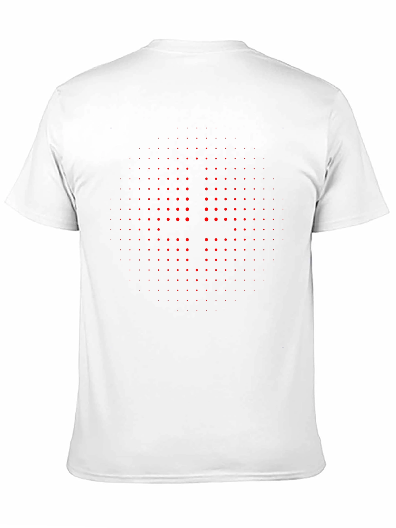 Geometric Dot Pattern Tee - Modern Style
