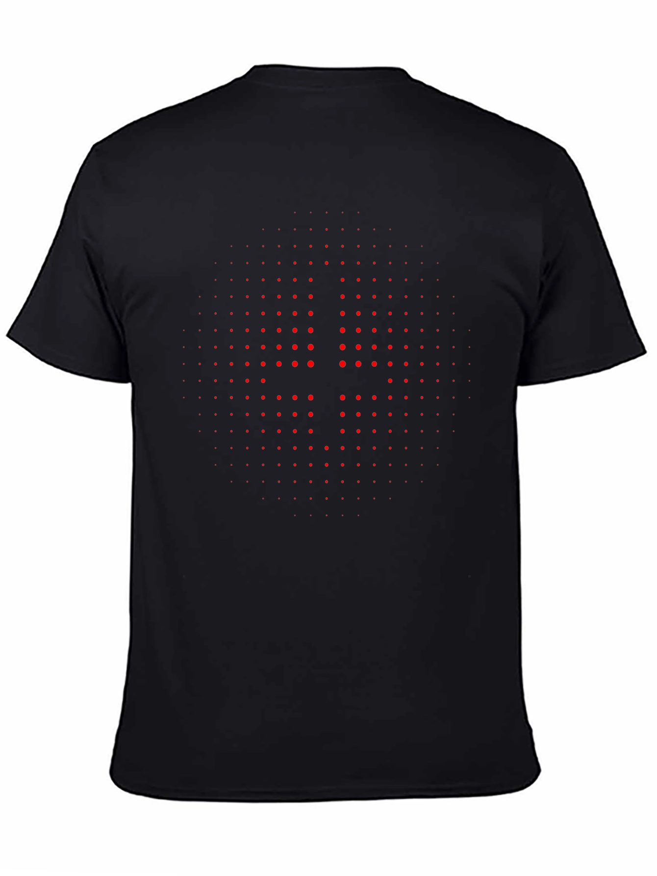 Geometric Dot Pattern Tee - Modern Style
