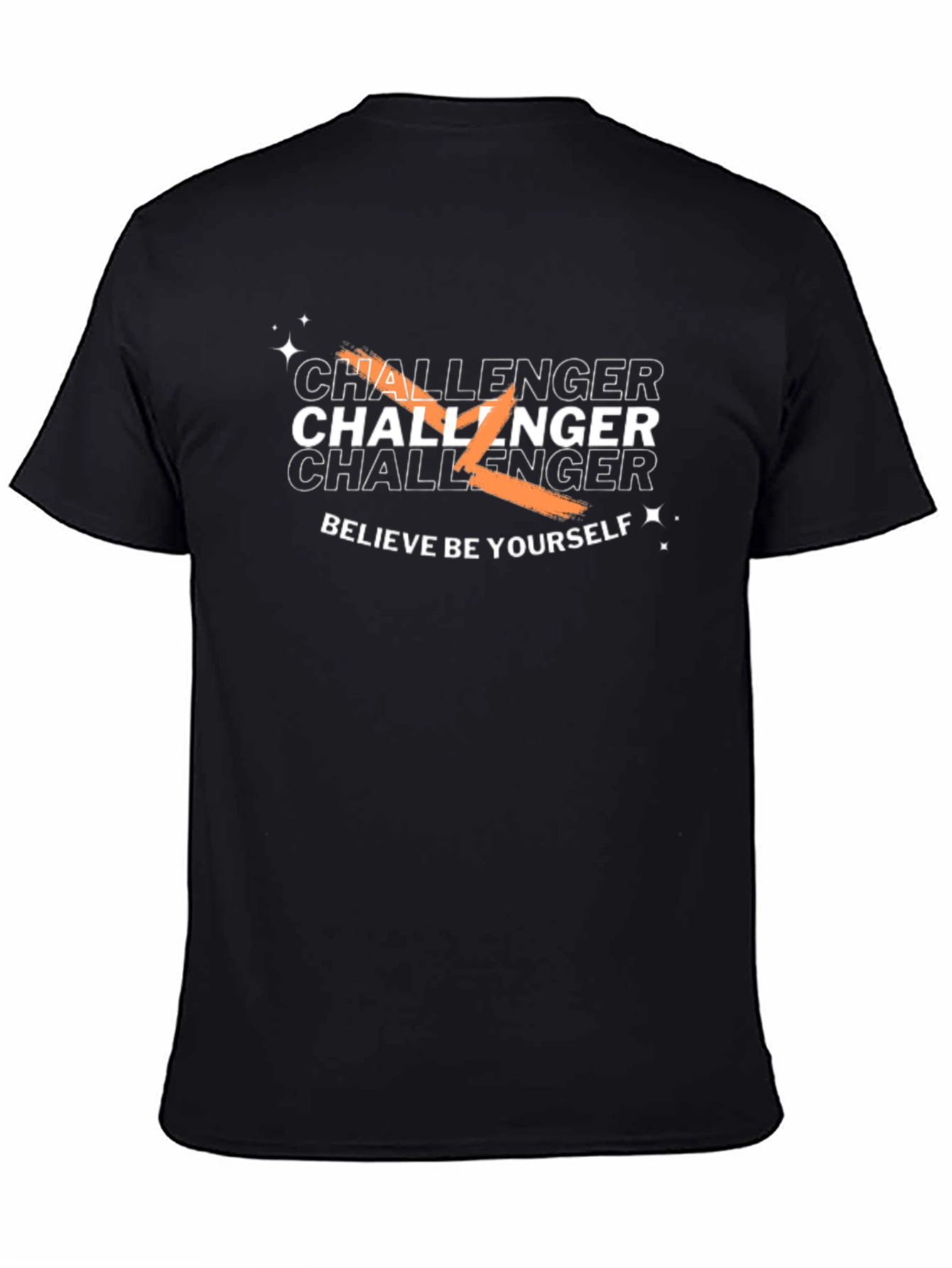 Challenger Graphic Print Black T-Shirt